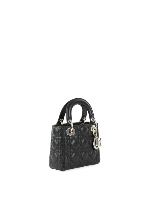 Dior Black Cannage Mini Dior SHW