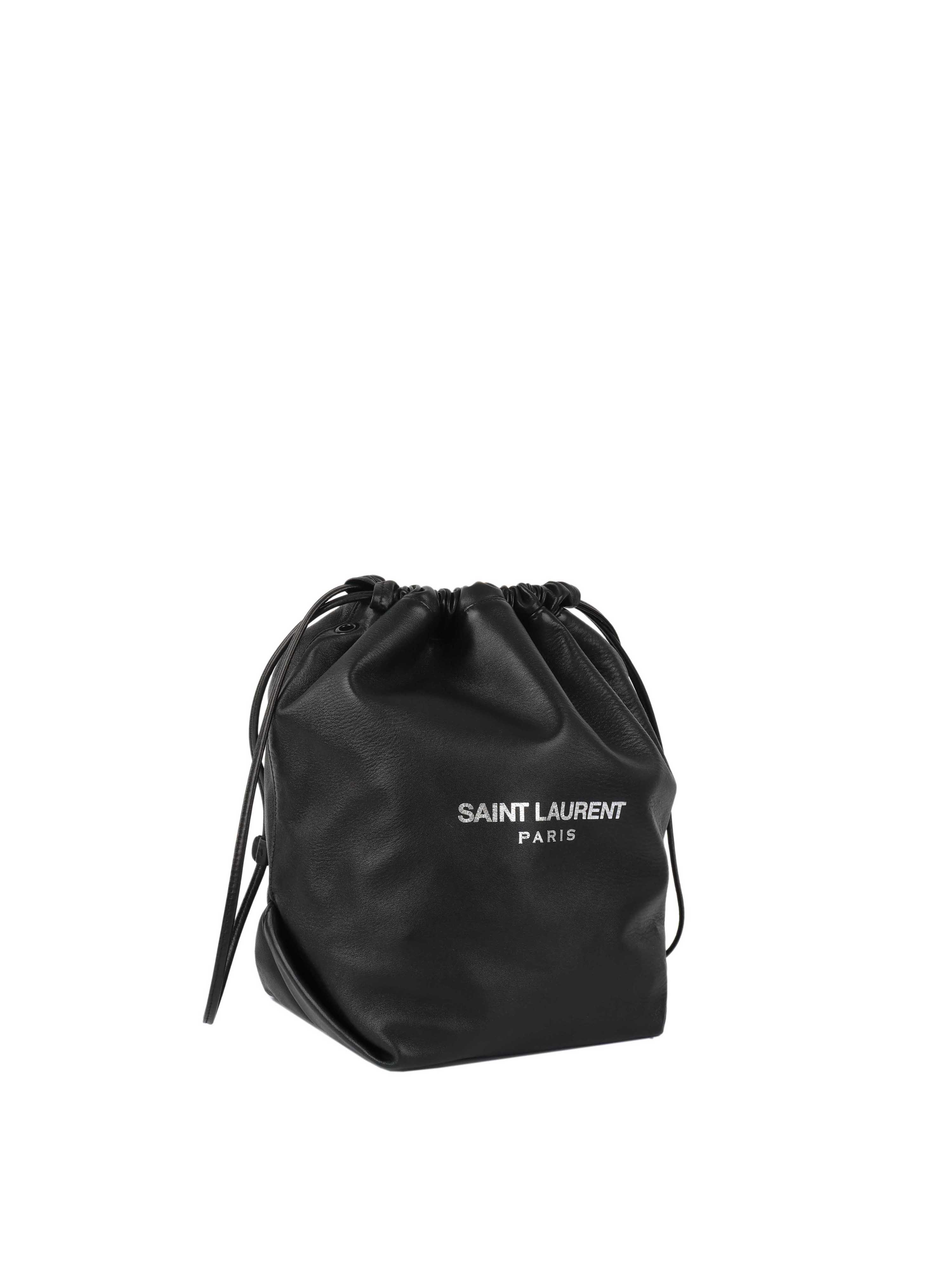 Saint Laurent Teddy Lambskin Shoulder Bag.