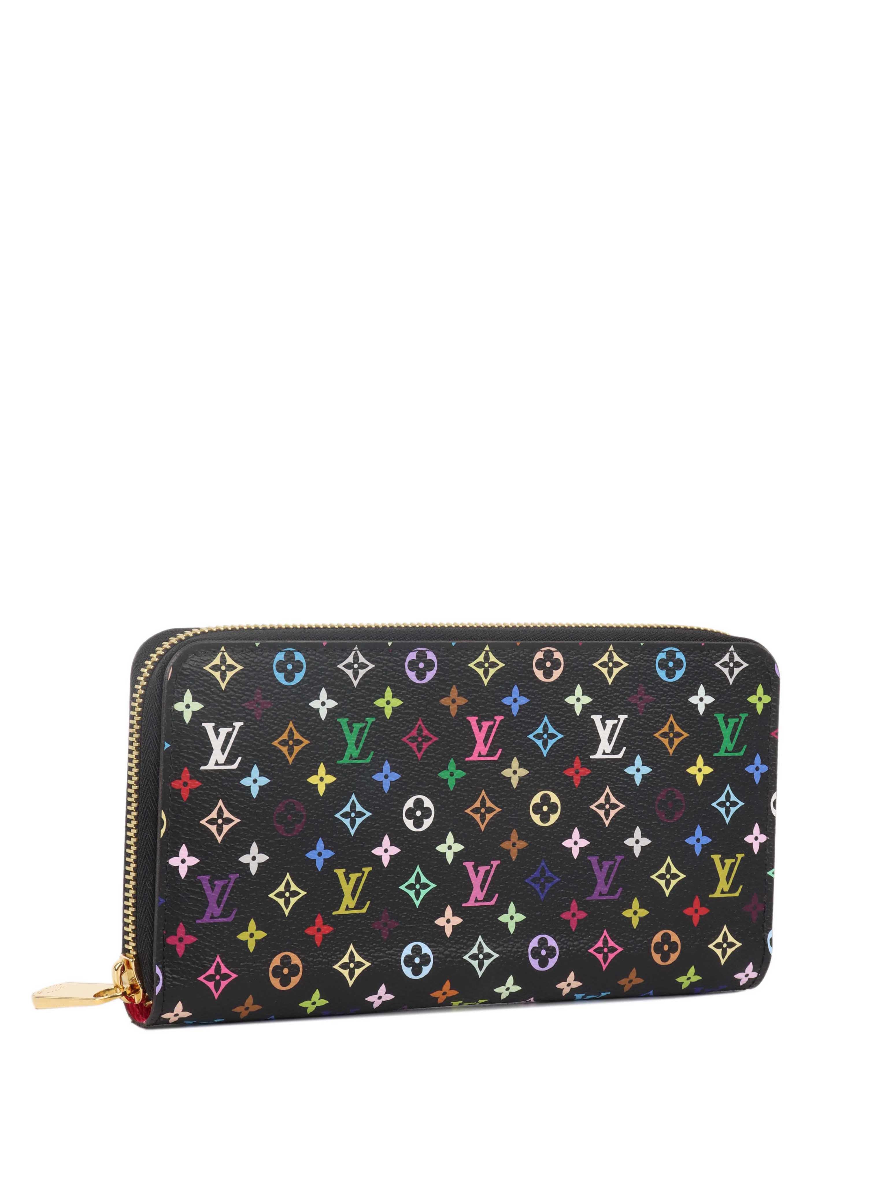 Louis Vuitton x Murakami Black Monogram Wallet.
