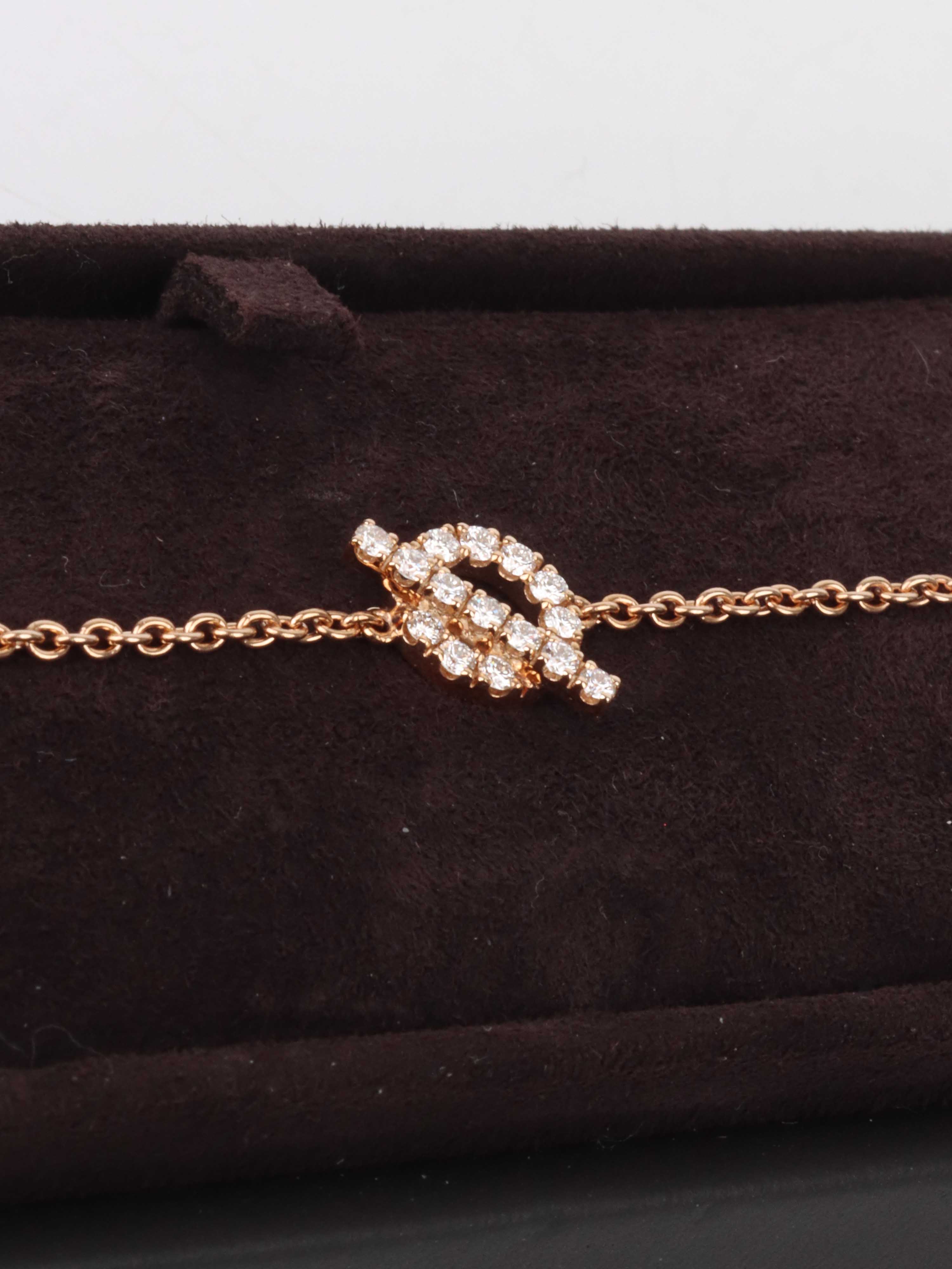 Hermes finesse store diamond bracelet