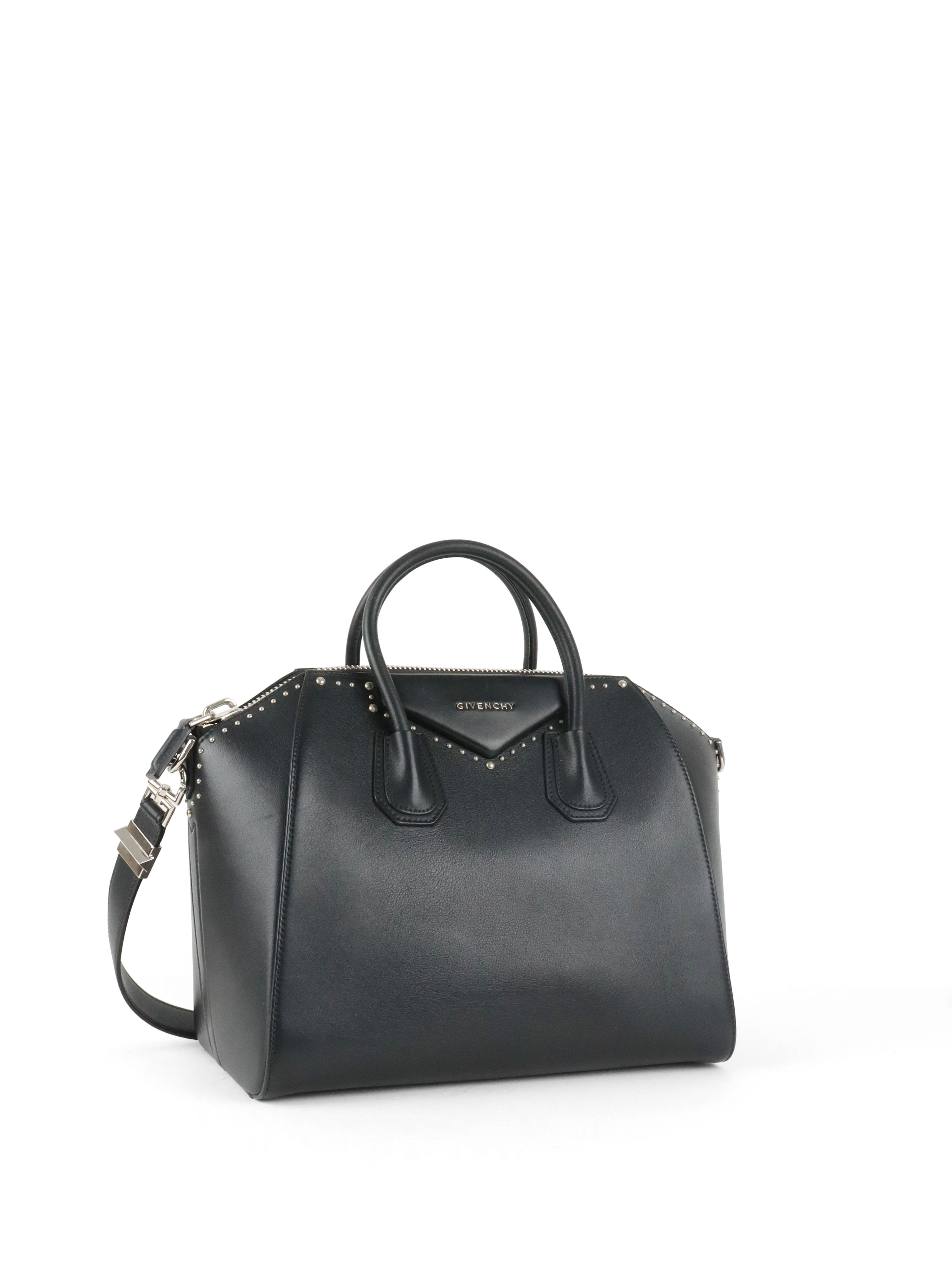 Givenchy Black Large Studs Antigona Bag