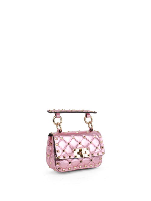 Valentino Electric Pink  Rockstuds Spike Micro Bag