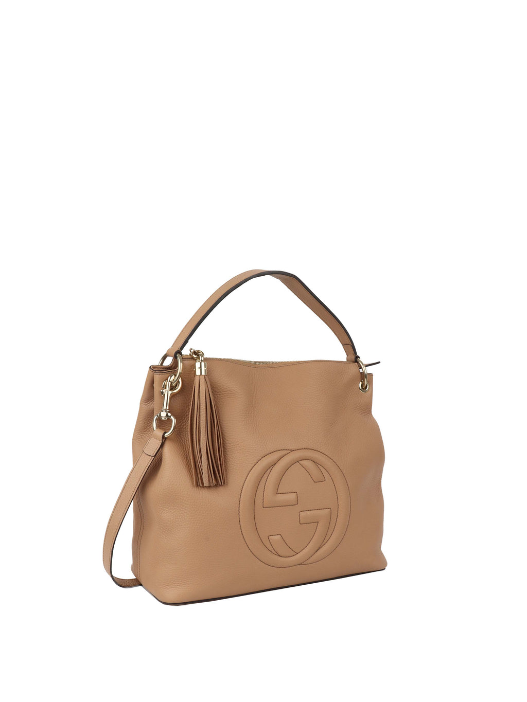 Gucci Beige Soho Hobo Bag.