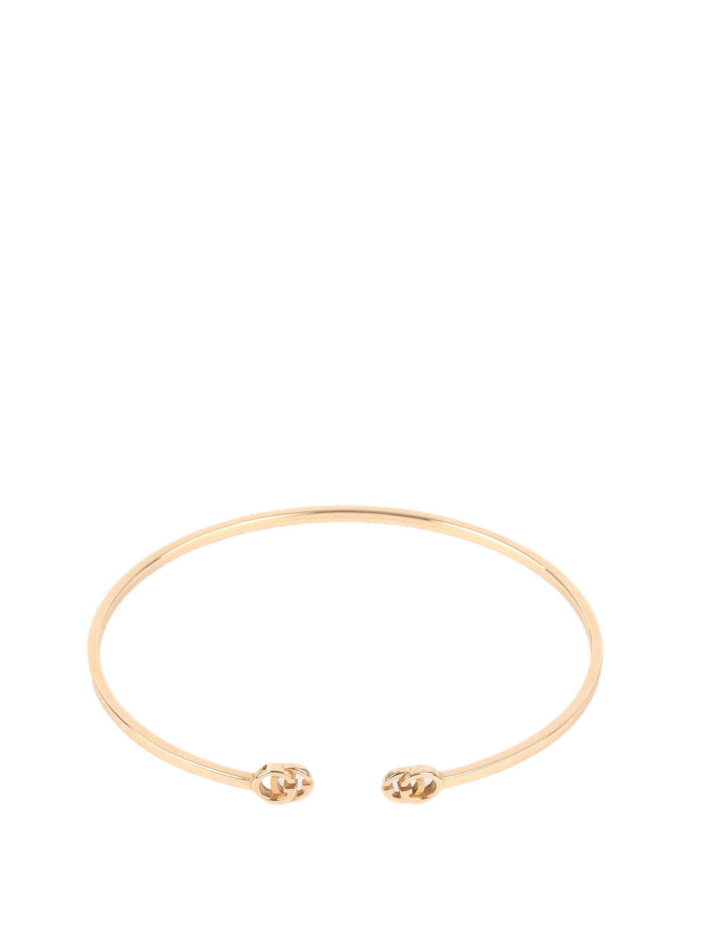 Gucci GG Running 18K Yellow Gold Cuff Bracelet.