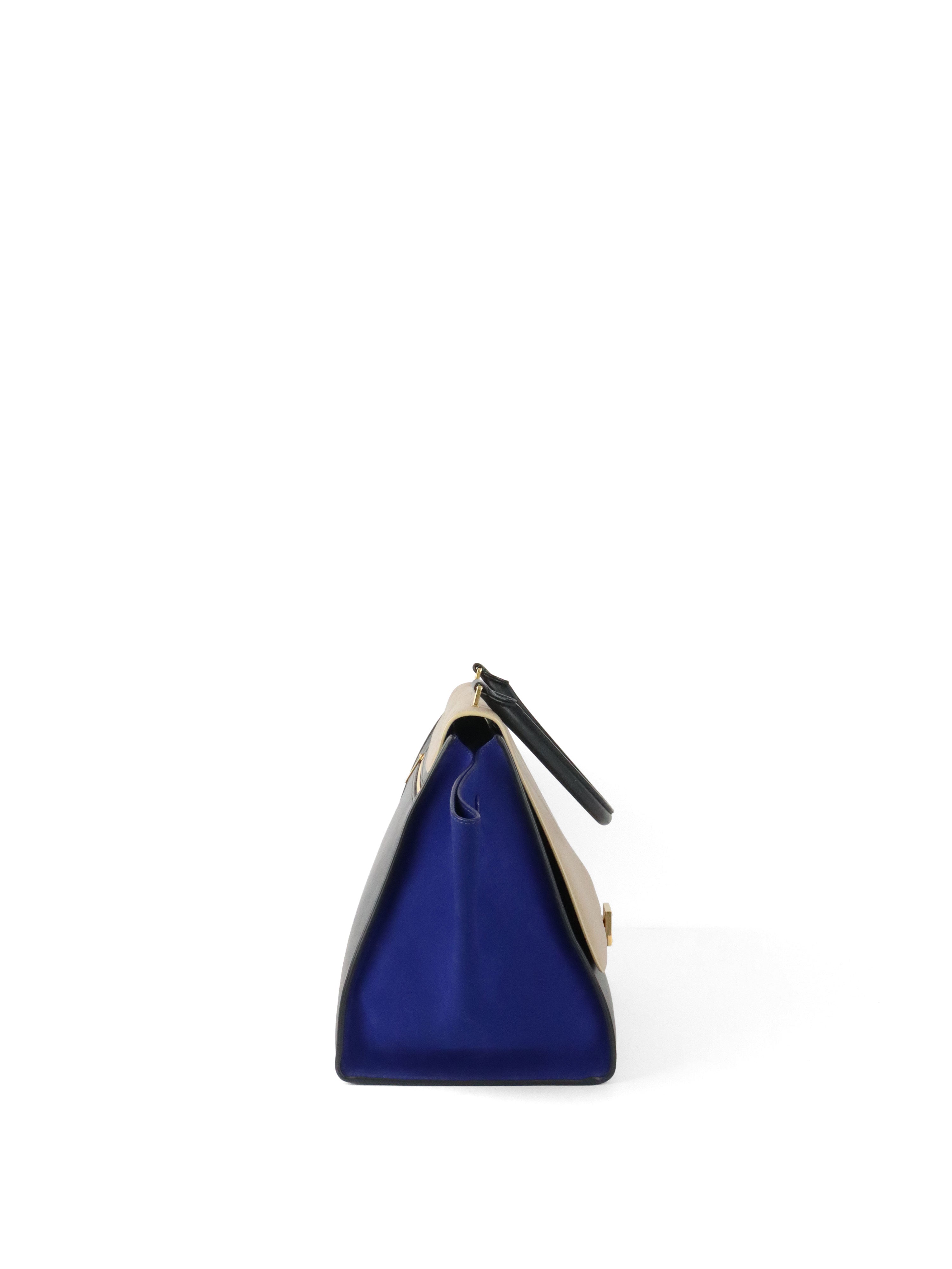 Celine Large Trapeze Bag Multicolour GHW