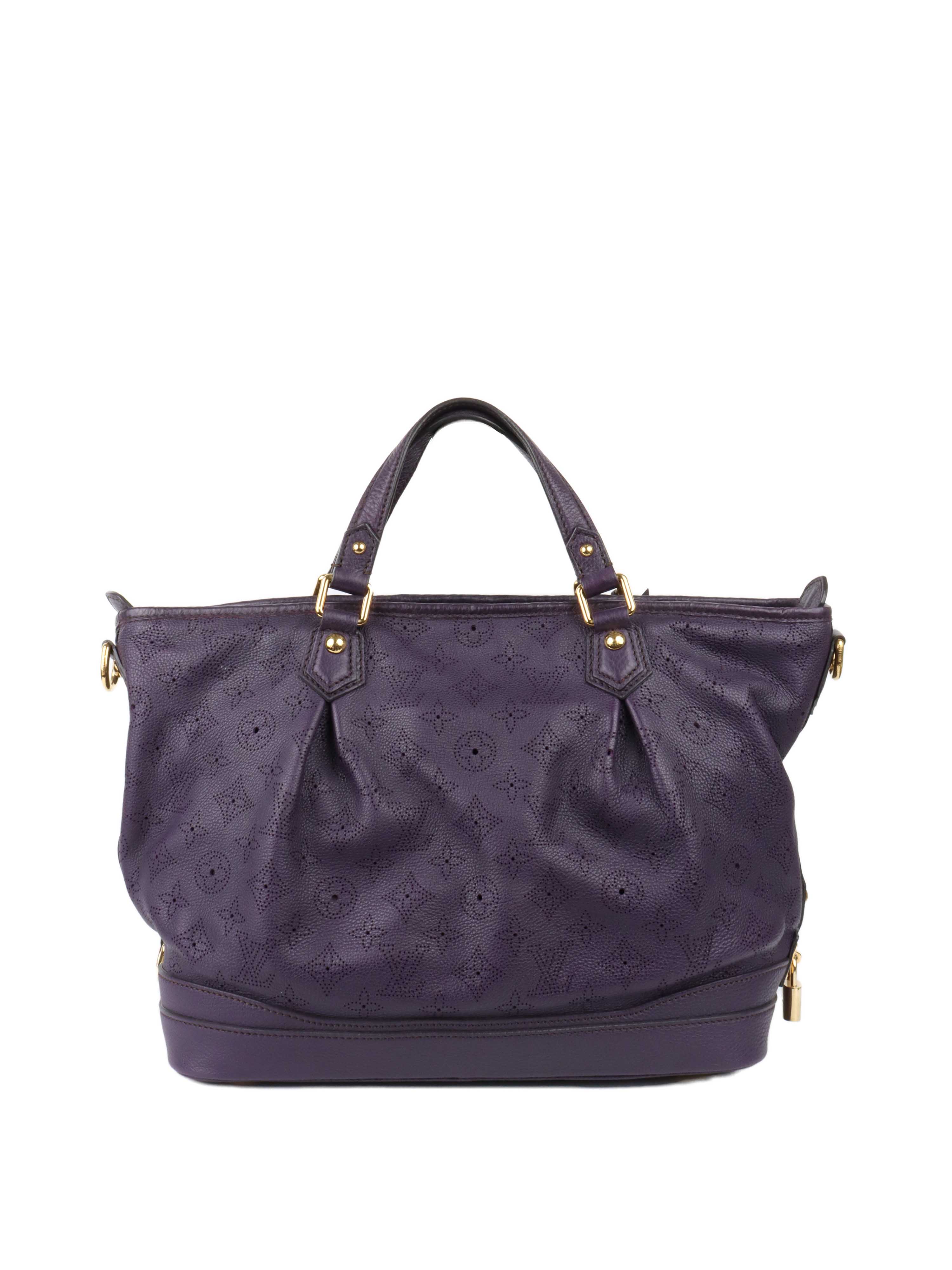 Louis Vuitton Dark Purple Zip Tote.