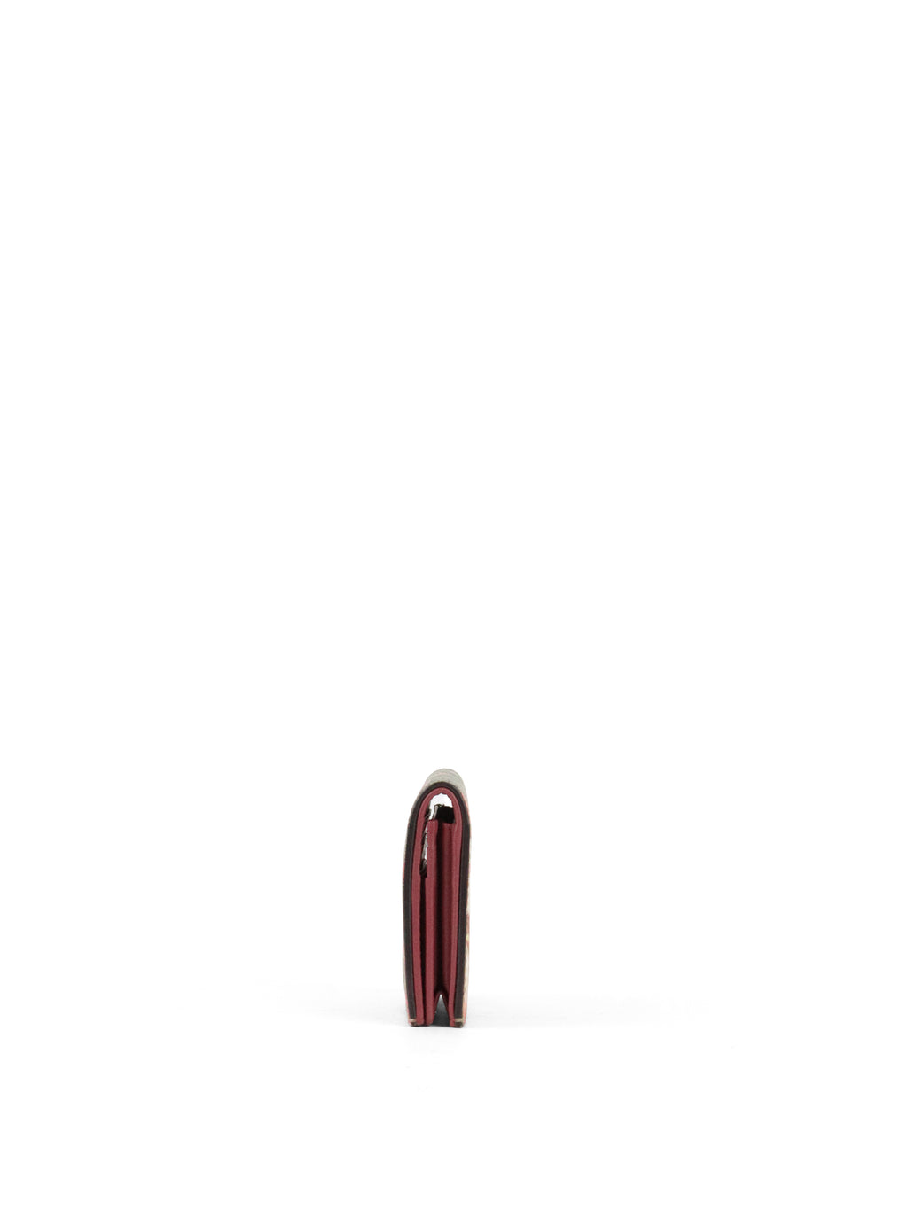 Gucci Ebony & Pink Bloom Supreme Fold Wallet