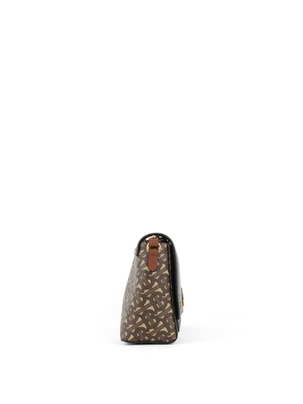 Burberry Monogram Stripe E-Canvas Note Crossbody Bag