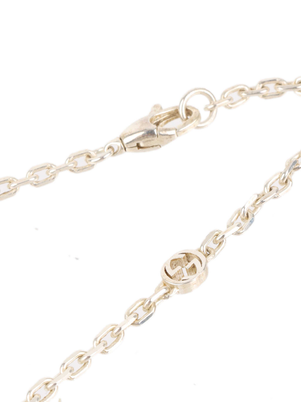 Gucci Silver Heart Necklace.