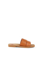 Chloe Tan Woody Flat Mules