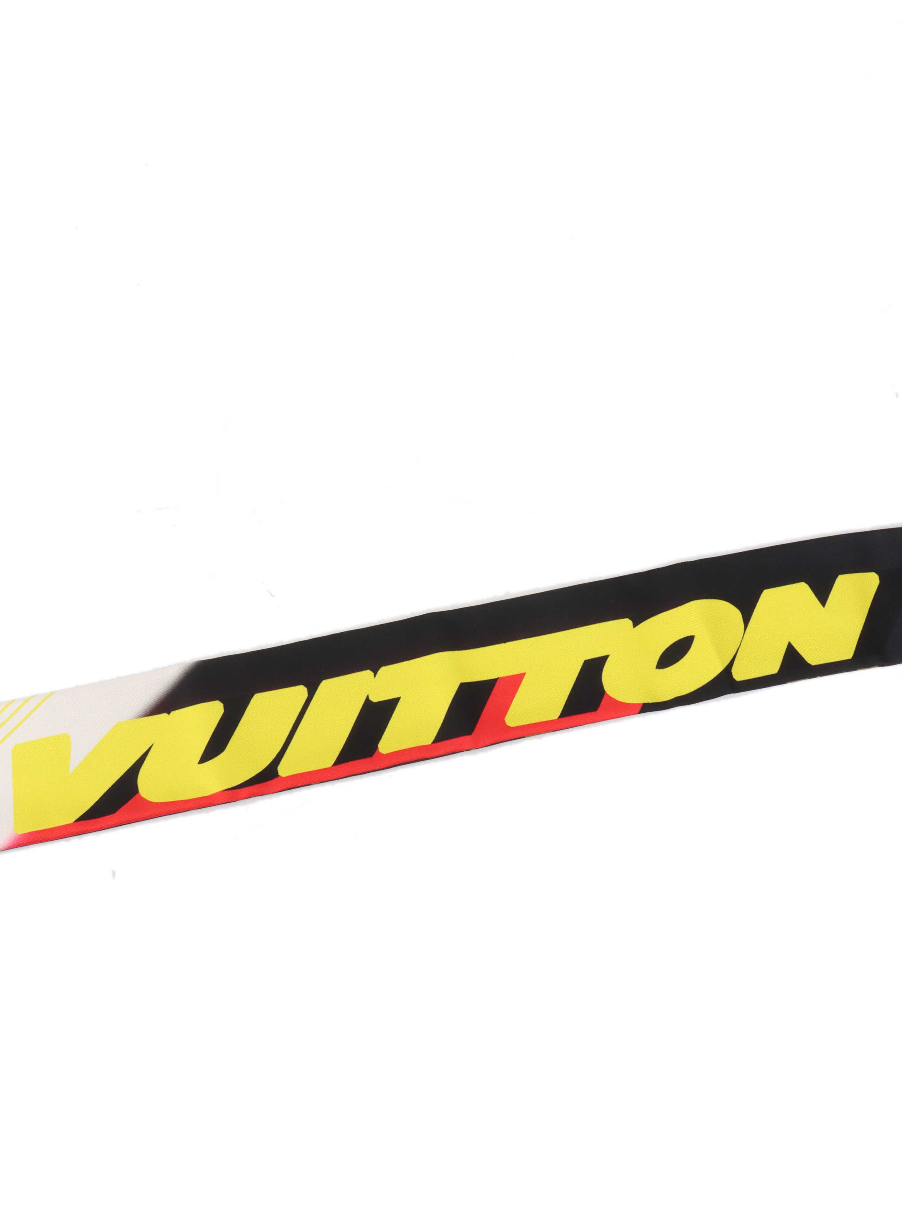 Louis Vuitton Silk Monogram Race BB Twilly