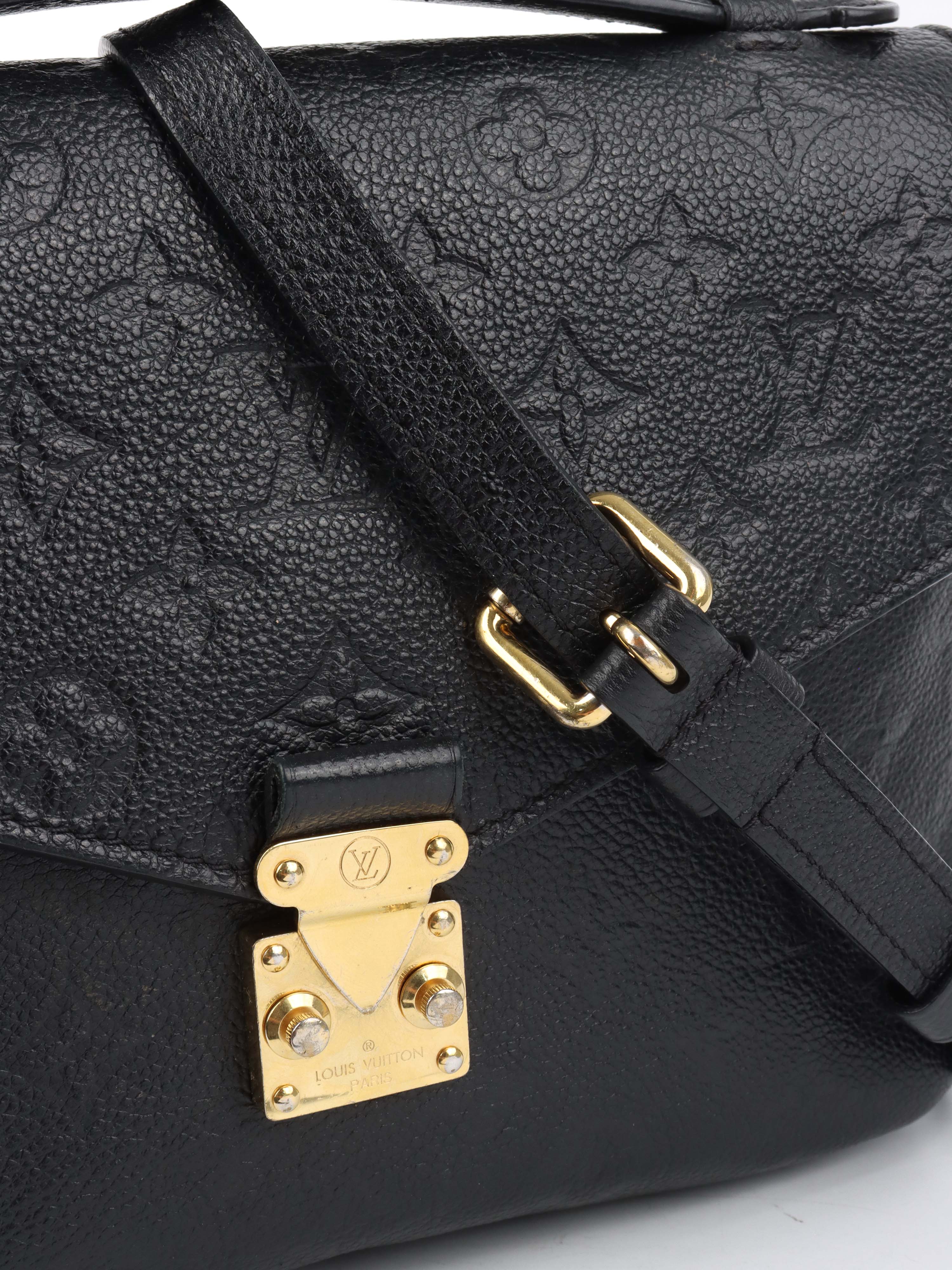 Louis Vuitton Black Pochette Métis Bag.