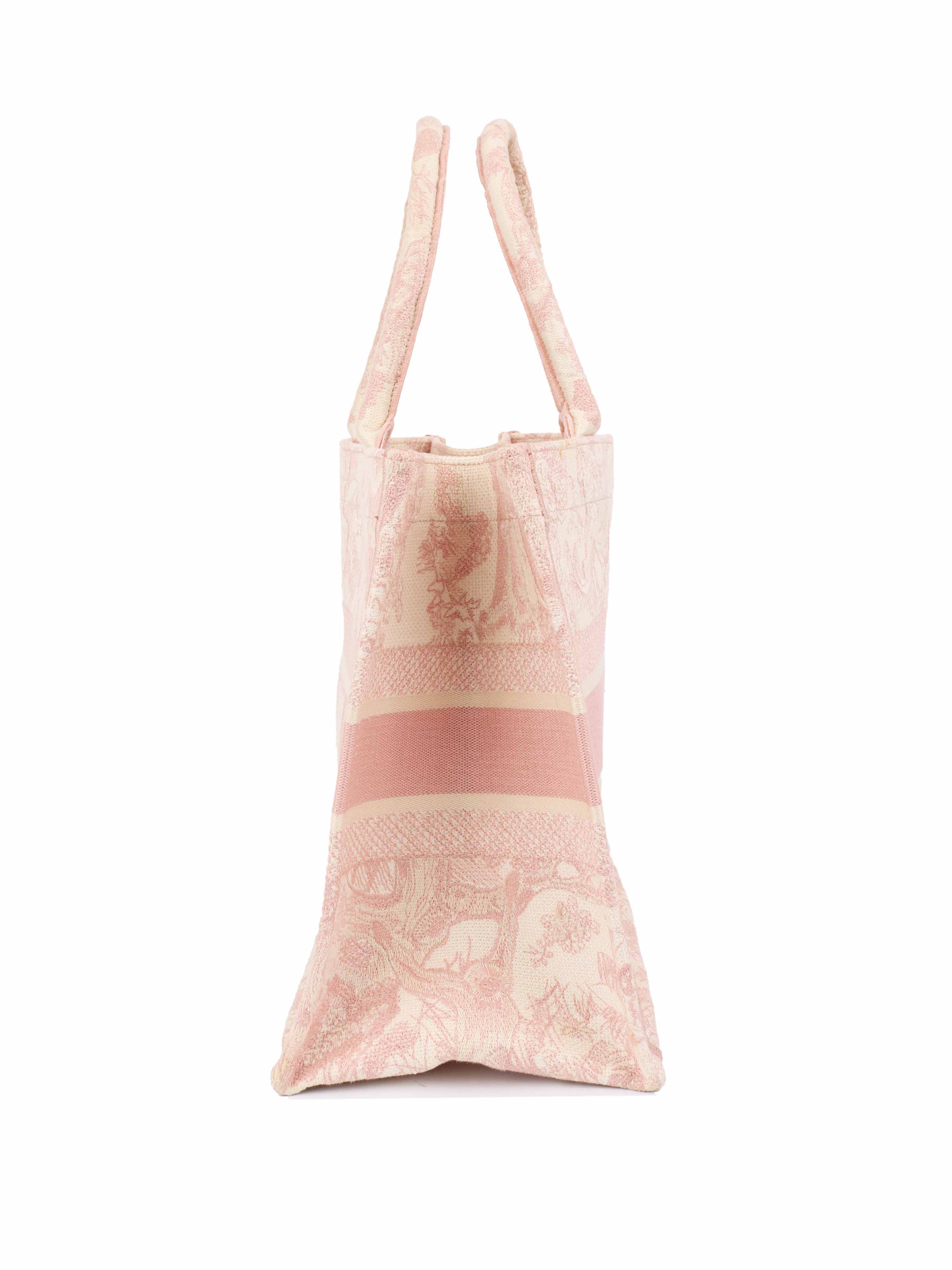 Dior Pink & Cream Medium Book Tote.