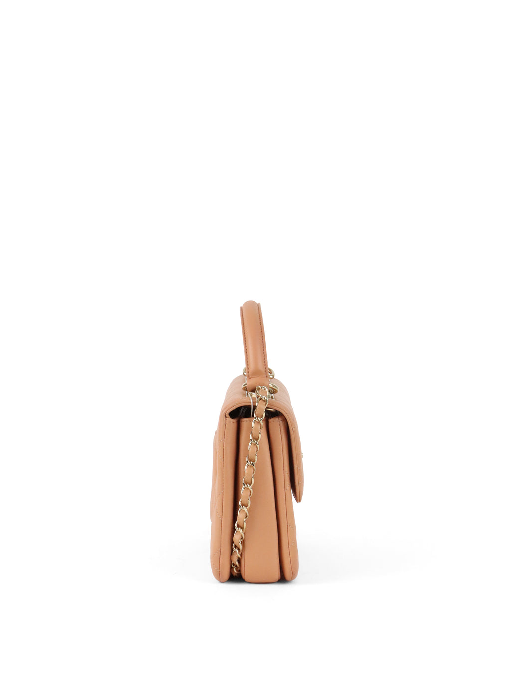 Chanel Small Lambskin Salmon Trendy CC Bag LGHW