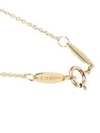 Tiffany & Co Gold Open Heart Necklace 7mm.