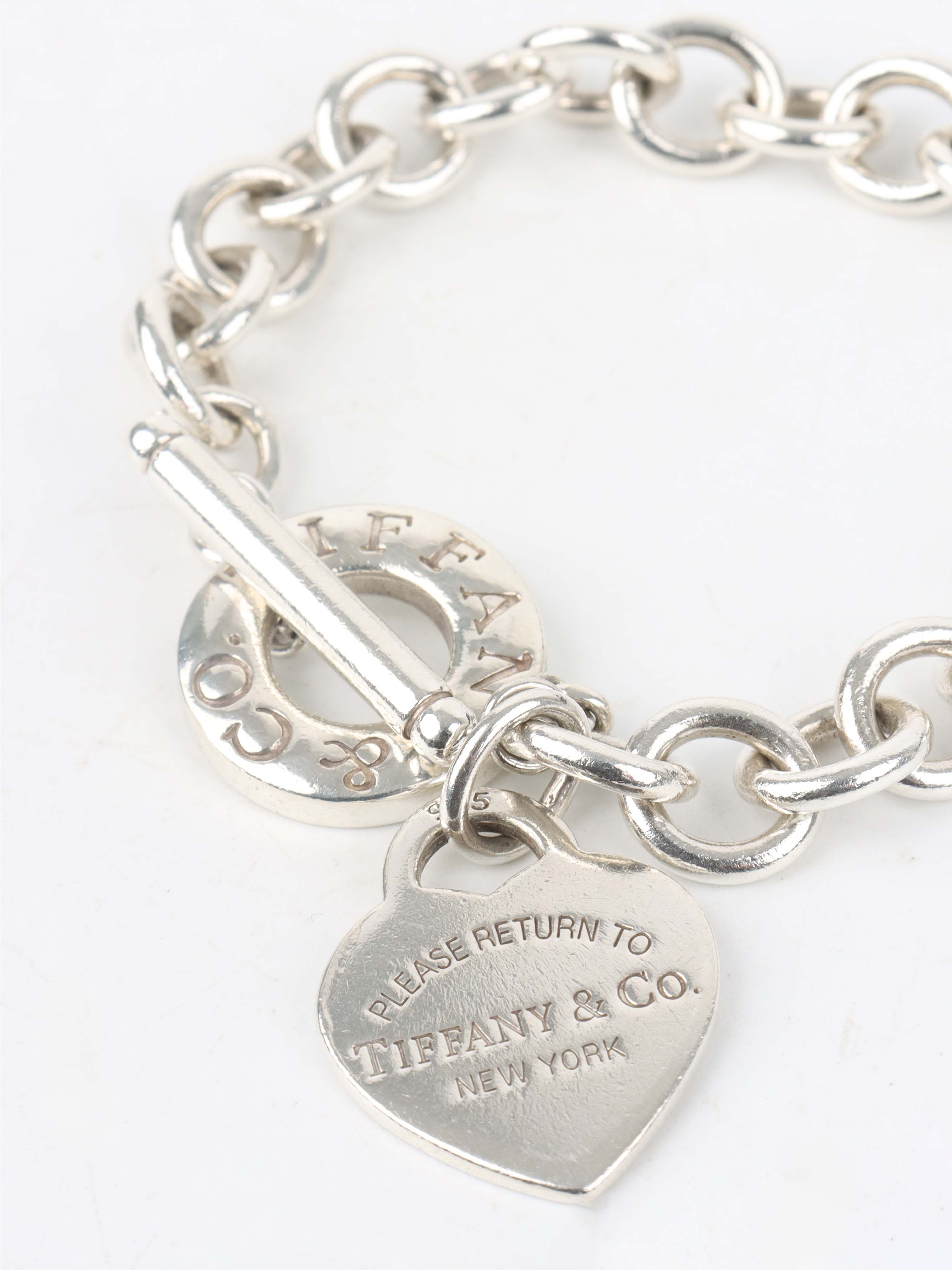 Tiffany & Co Toggle  Heart Tag Bracelet