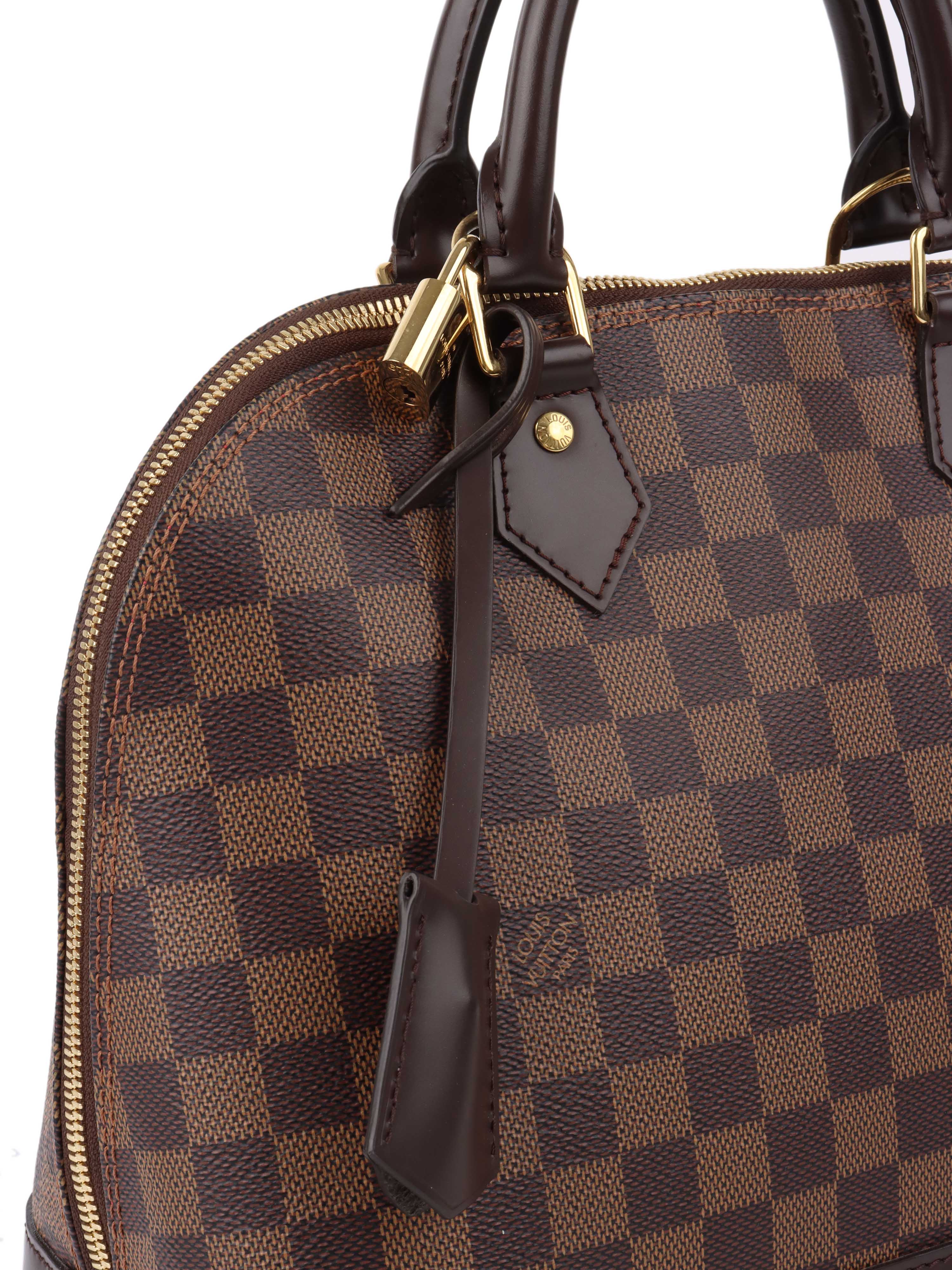 Louis Vuitton Damier Ebene Alma PM.