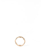 Hermes Rose Gold Chaine D'Ancre Enchainee Ring, Small Model