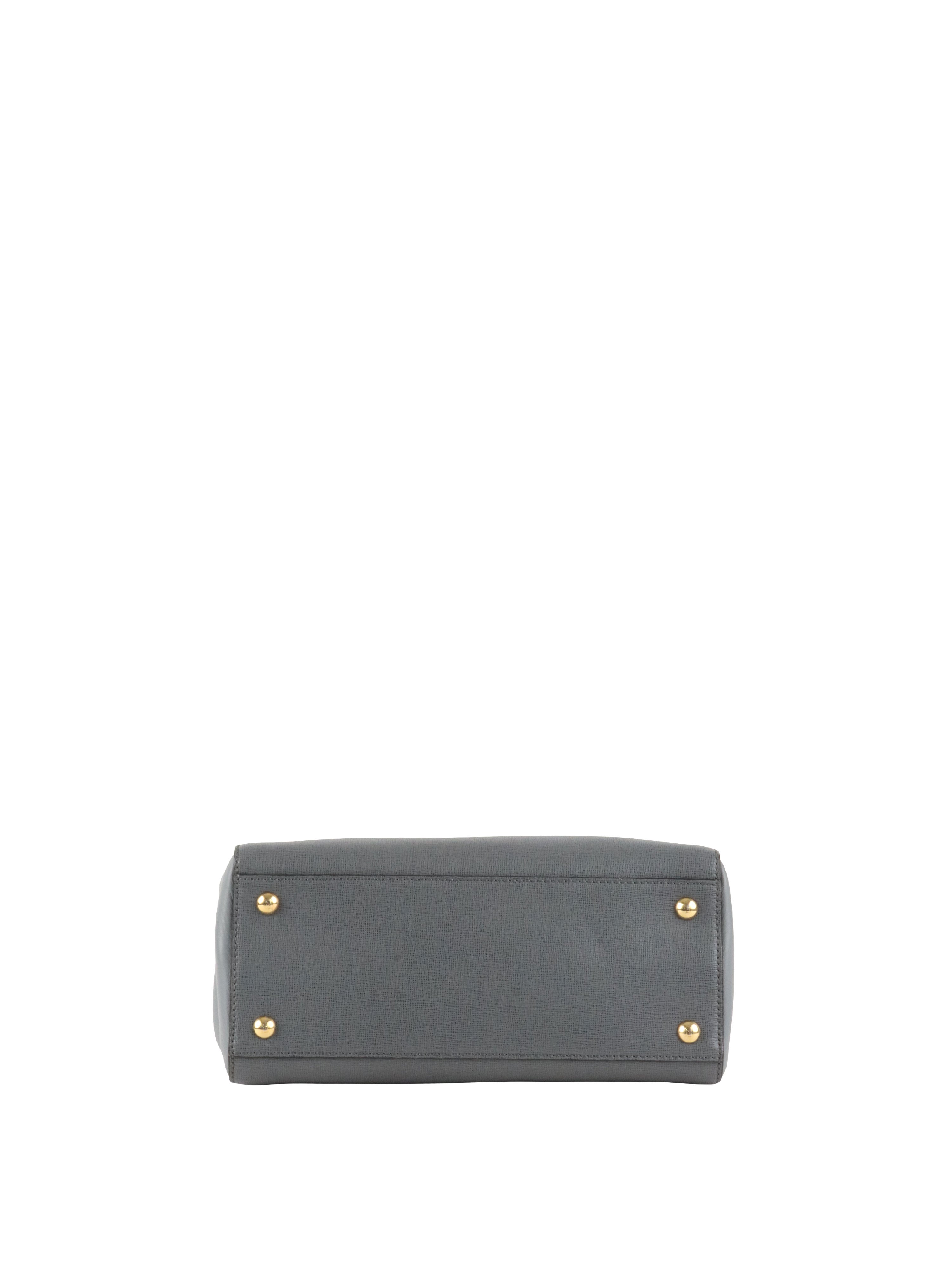 Fendi Small Grey Two Jours Bag