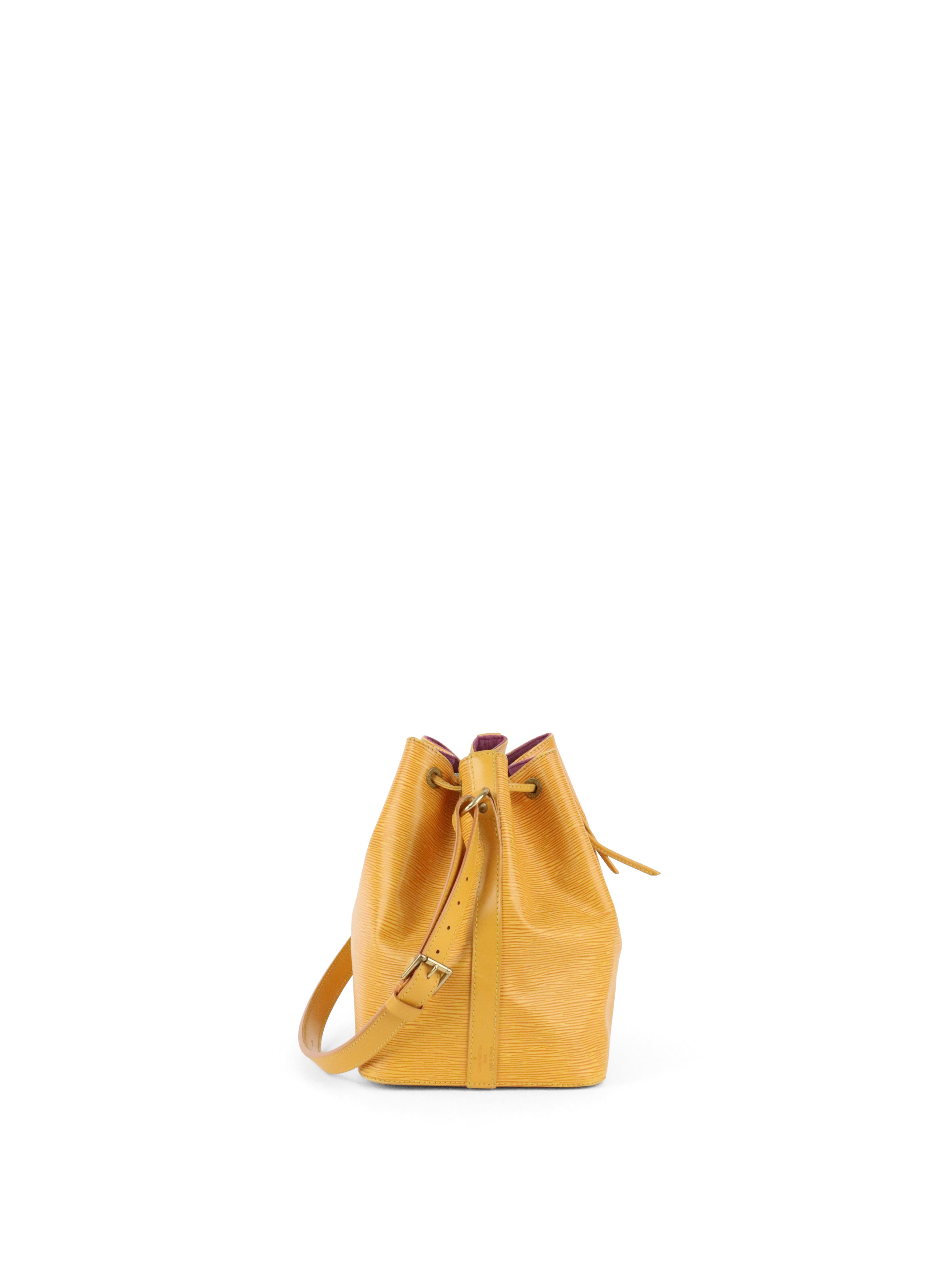 Louis Vuitton Vintage Yellow Epi Leather NeoNoe PM Bag