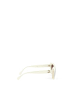 Chanel White Resin Pearl Butterfly Sunglasses
