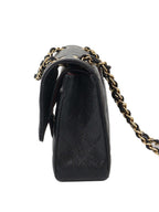 Chanel Black Medium Caviar Classic Flap GHW.