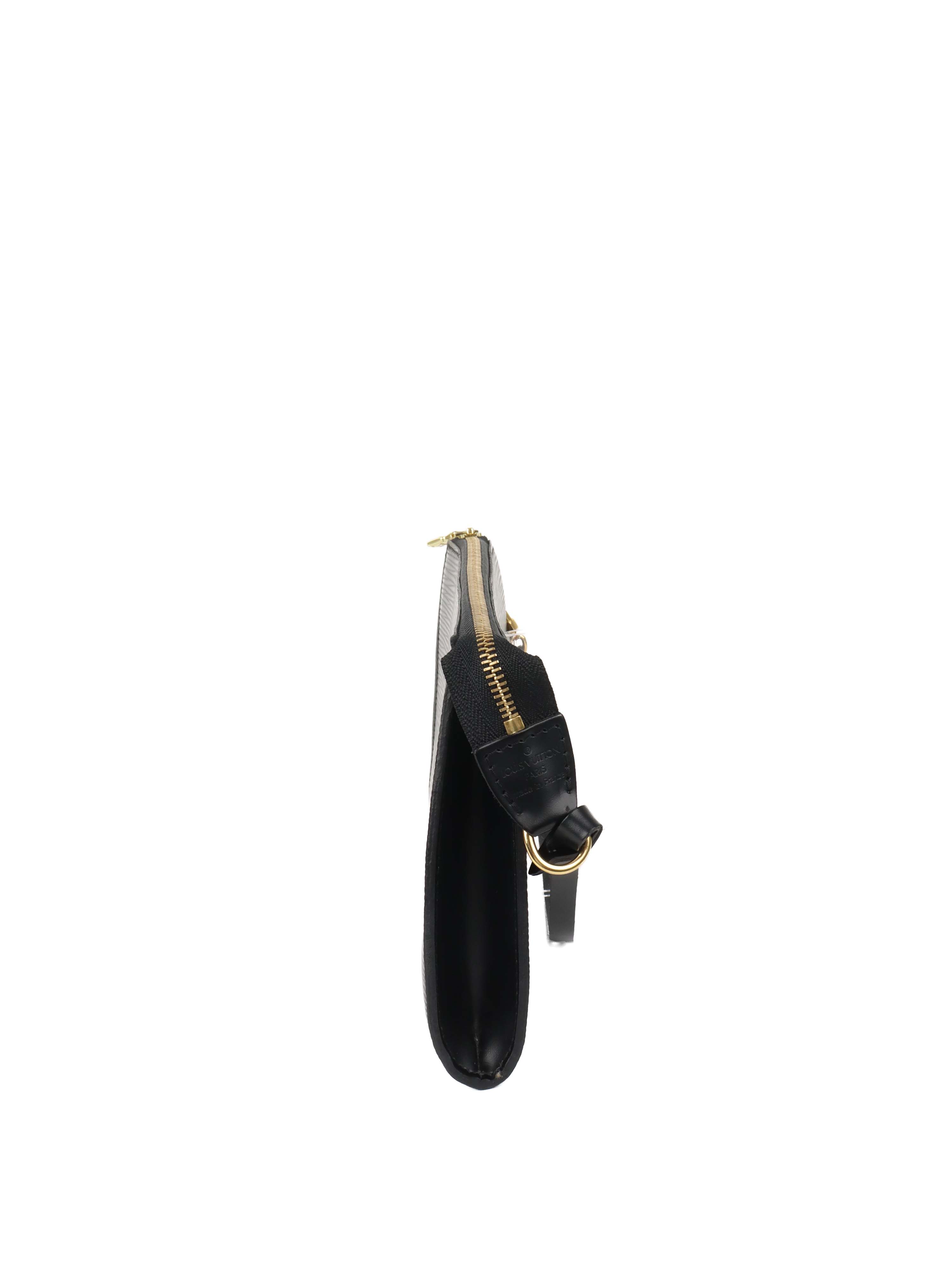 Louis Vuitton Black Epi Leather Pochette Accessoires.