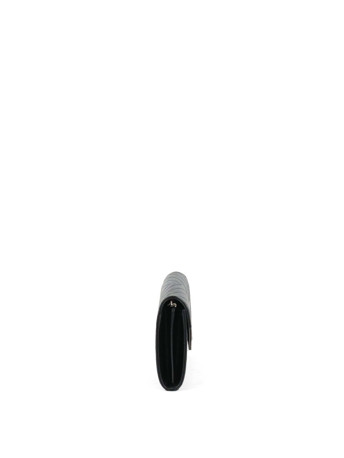 Saint Laurent Black Cassandre Envelope Chain Wallet