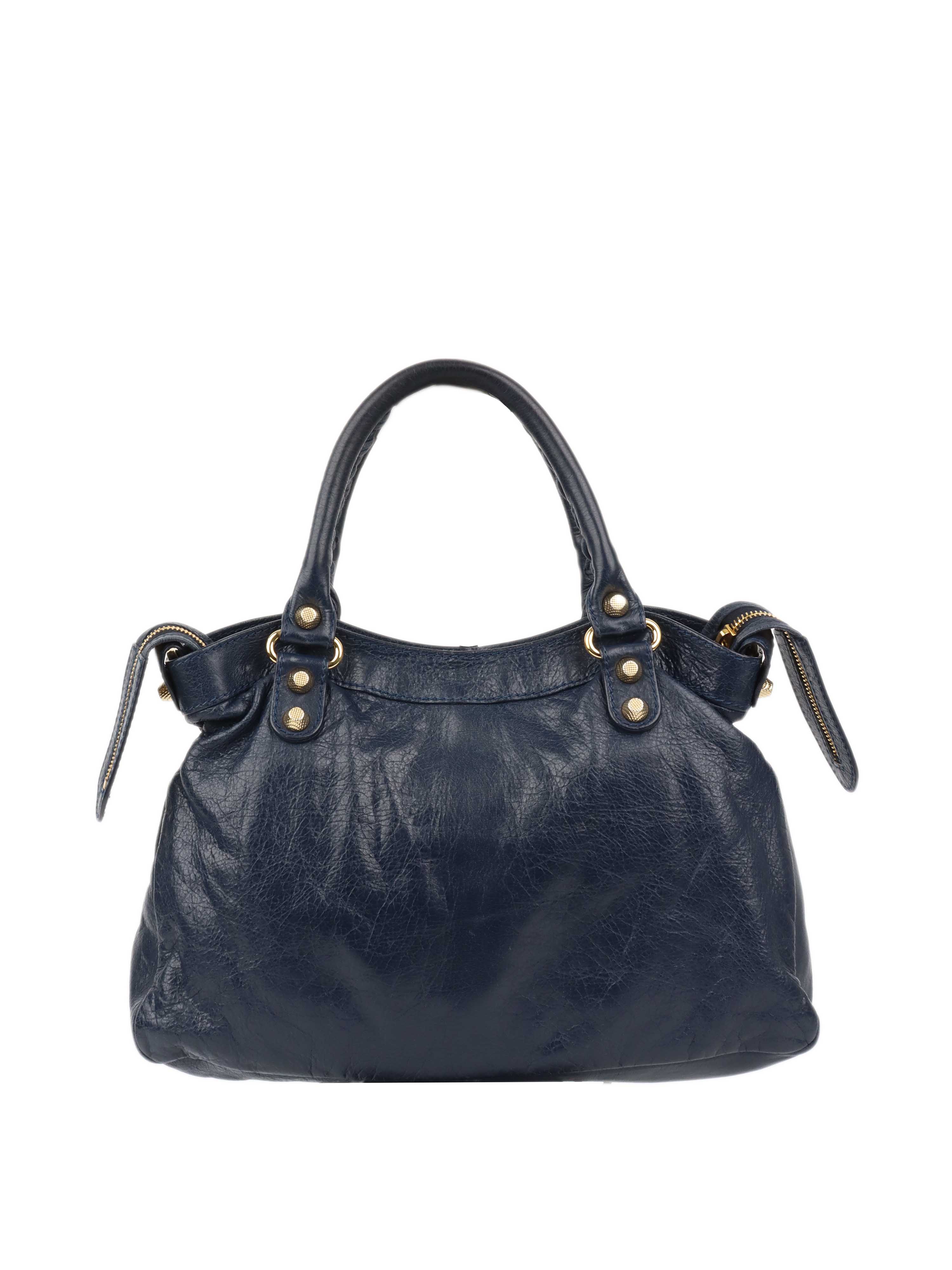 Balenciaga Navy Blue City Bag.