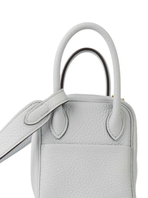 Hermes Mini Lindy Clemence 6O Vert Cypres GHW Stamp U