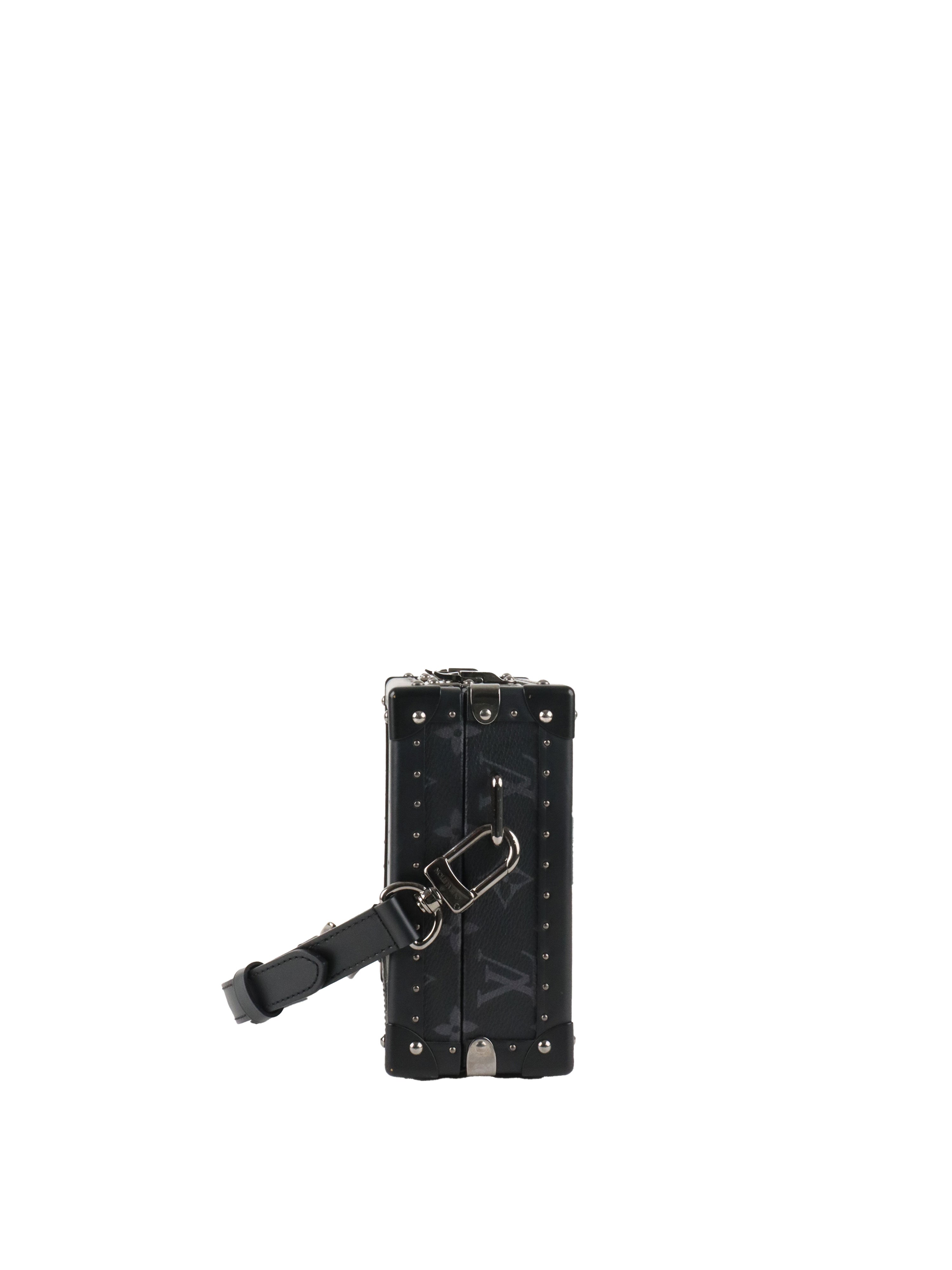 Louis Vuitton Black Monogram Eclipse Clutch Box.