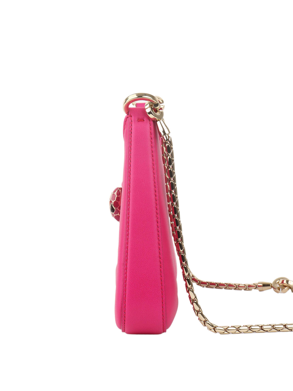 Bvlgari Hot Pink Serpenti Baia Shoulder Bag.