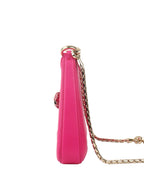 Bvlgari Hot Pink Serpenti Baia Shoulder Bag.