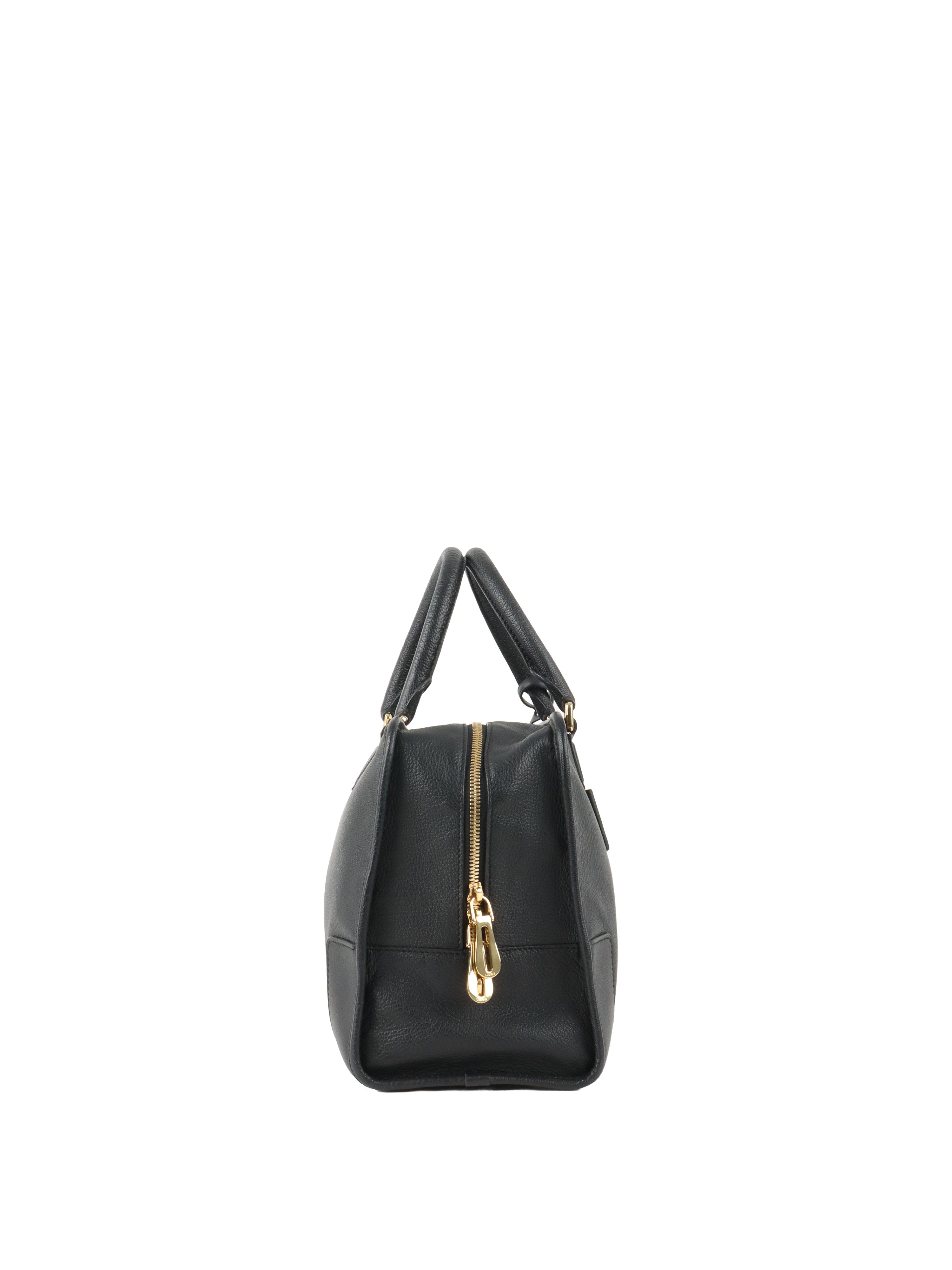 Loewe Black Amazona 36 Leather Handbag.