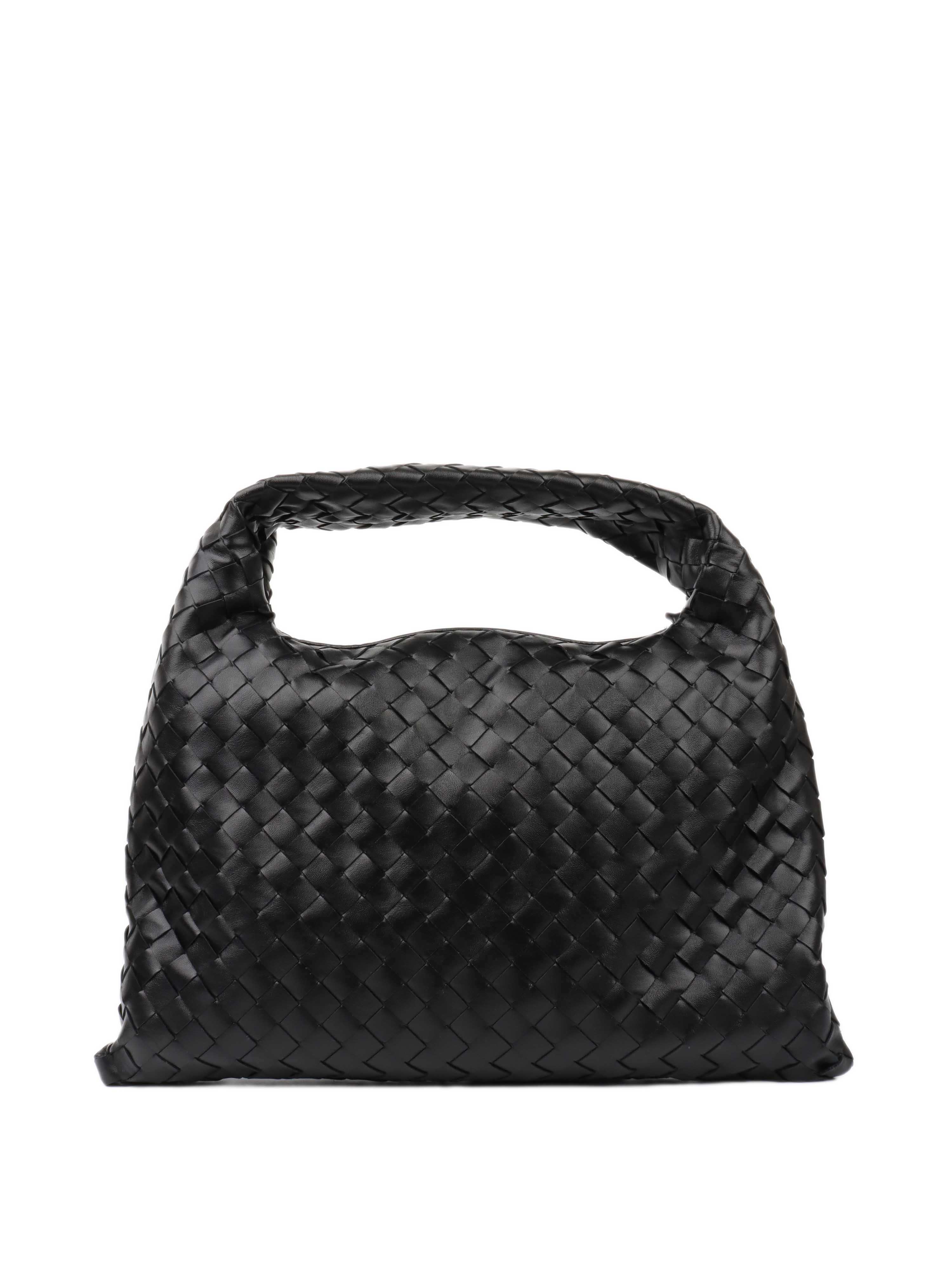 Bottega Veneta Small Black Hop Bag.