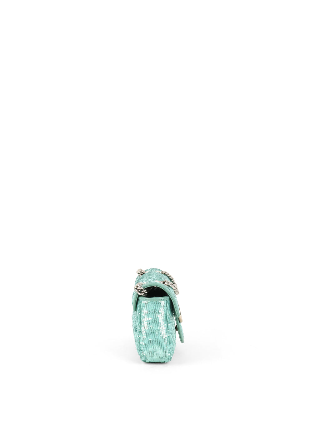 Gucci Mini Marmont Mint Green Sequin Shoulder Bag
