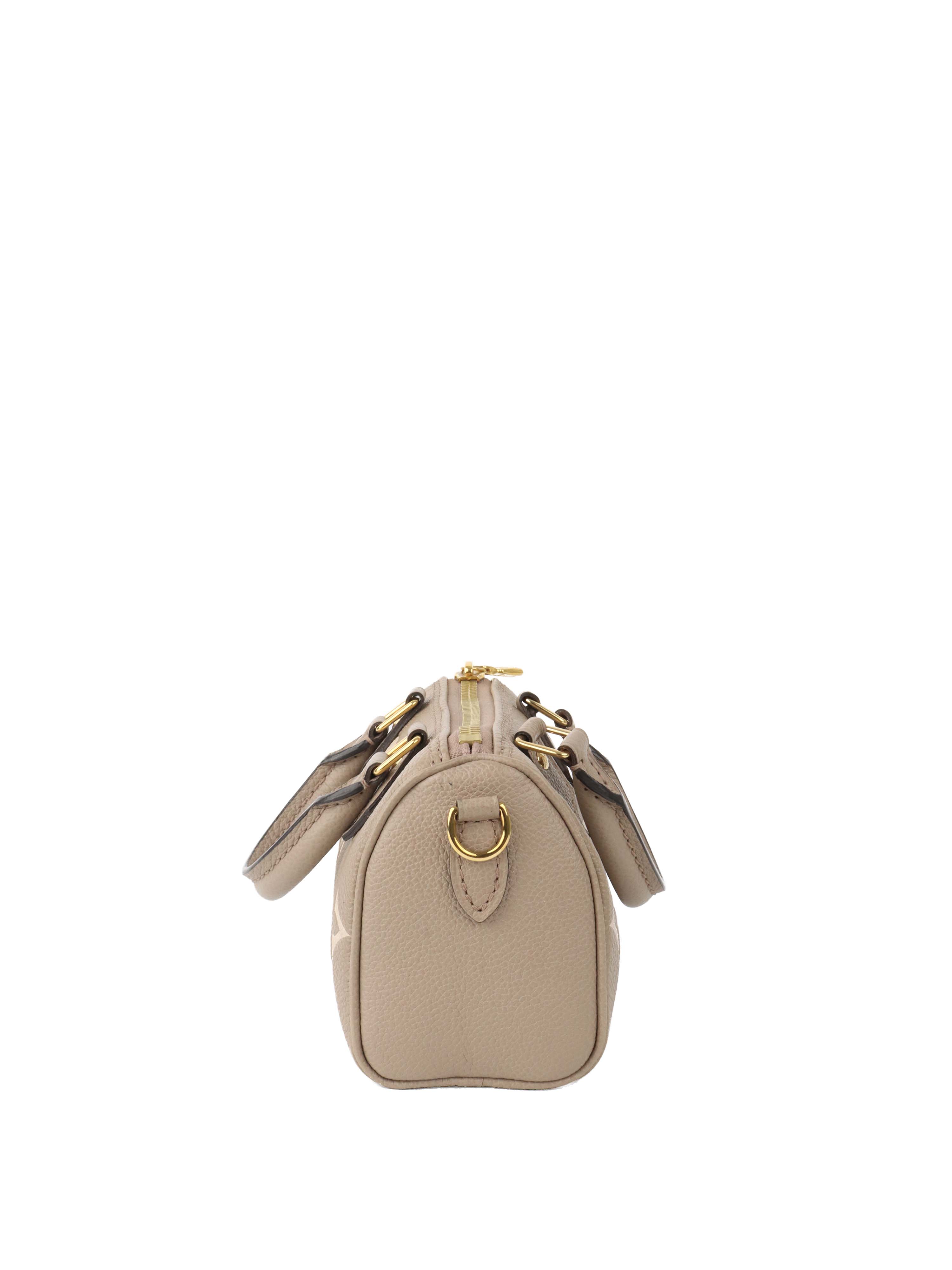 Louis Vuitton Cream Empreinte Nano Speedy Bag