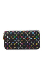 Louis Vuitton x Murakami Black Monogram Wallet.