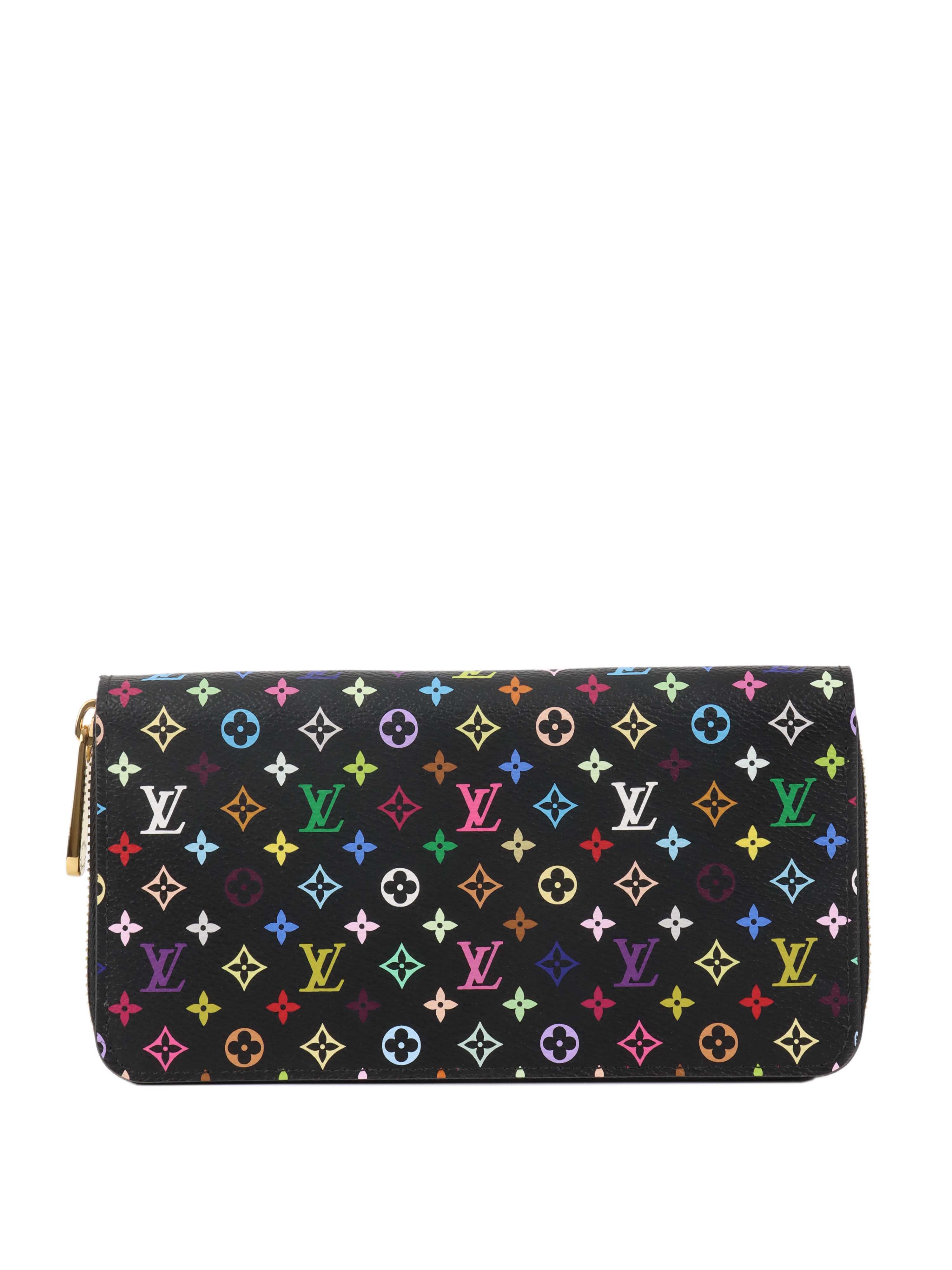 Louis Vuitton x Murakami Black Monogram Wallet.