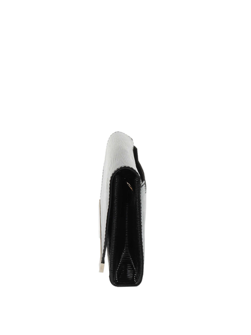Louis Vuitton Black Patent Epi Clutch with Shoulder Strap.