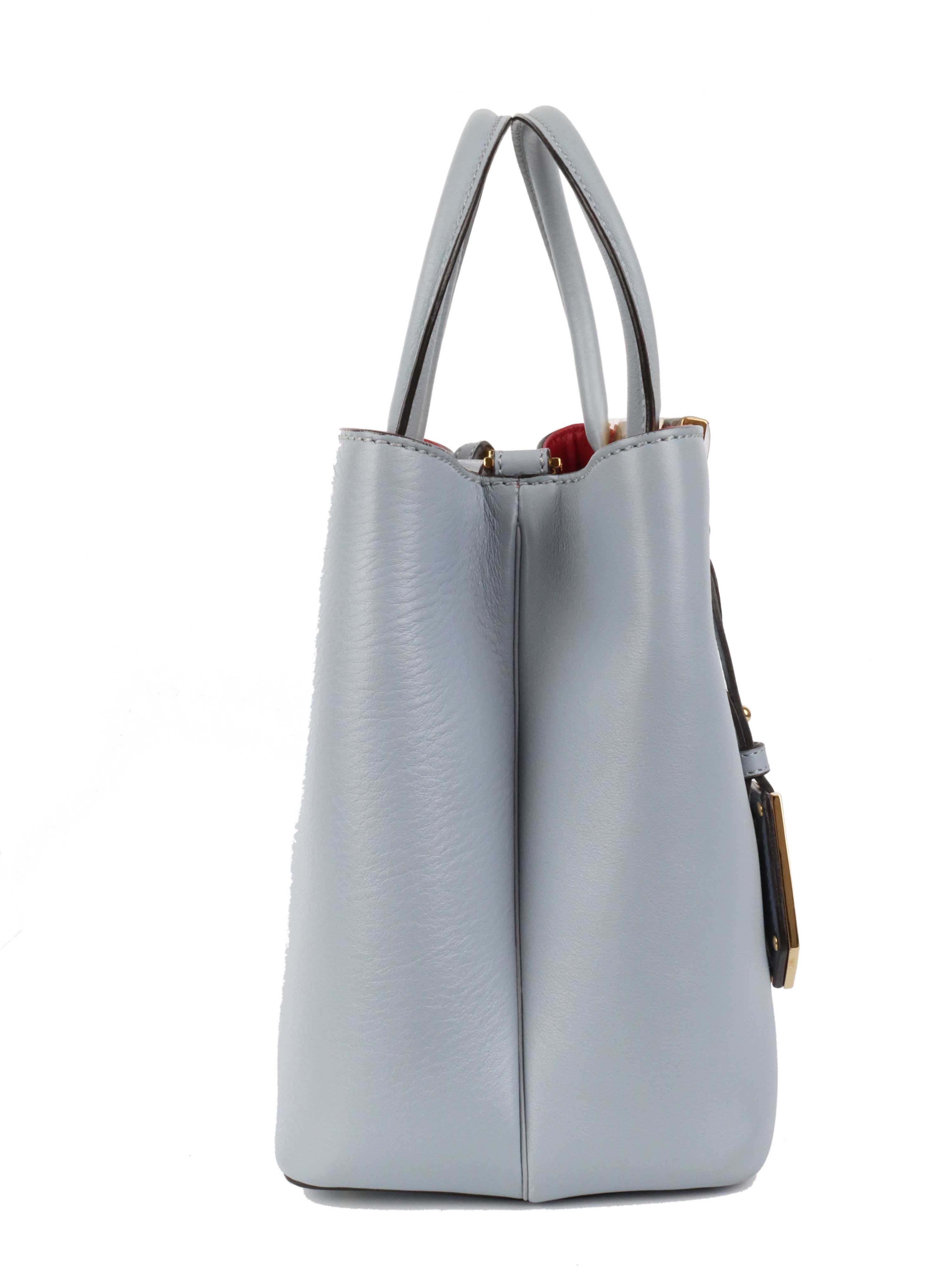 Fendi Pale Blue 2Jours Shoulder Bag