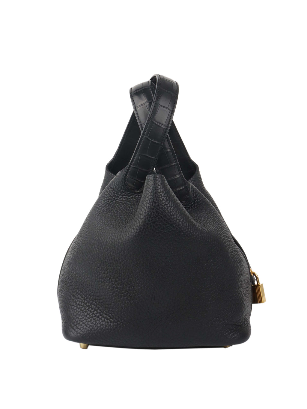 Hermes Picotin Lock 18 Touch Bag with Alligator Handle