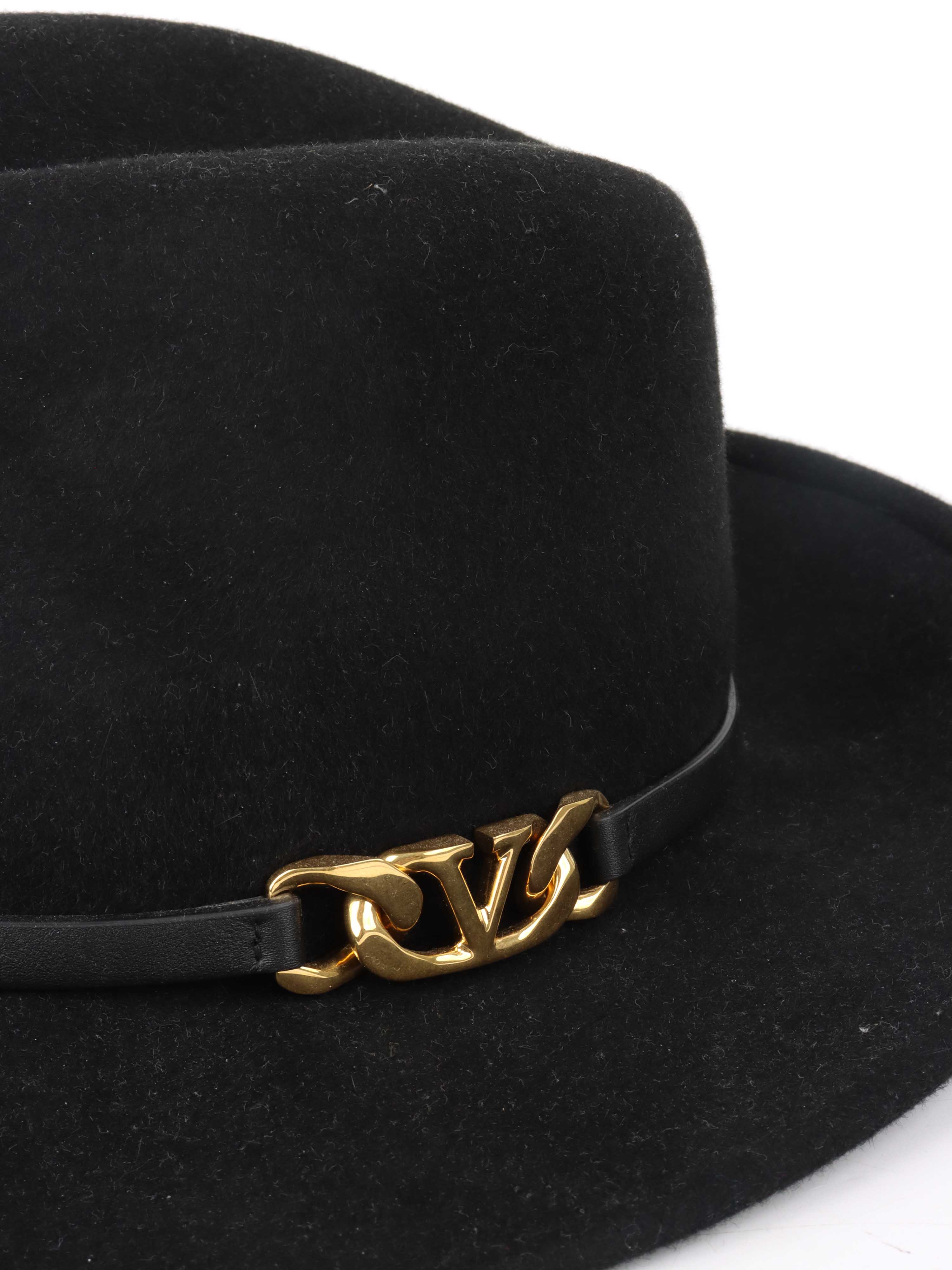 Valentino Black Wool Hat