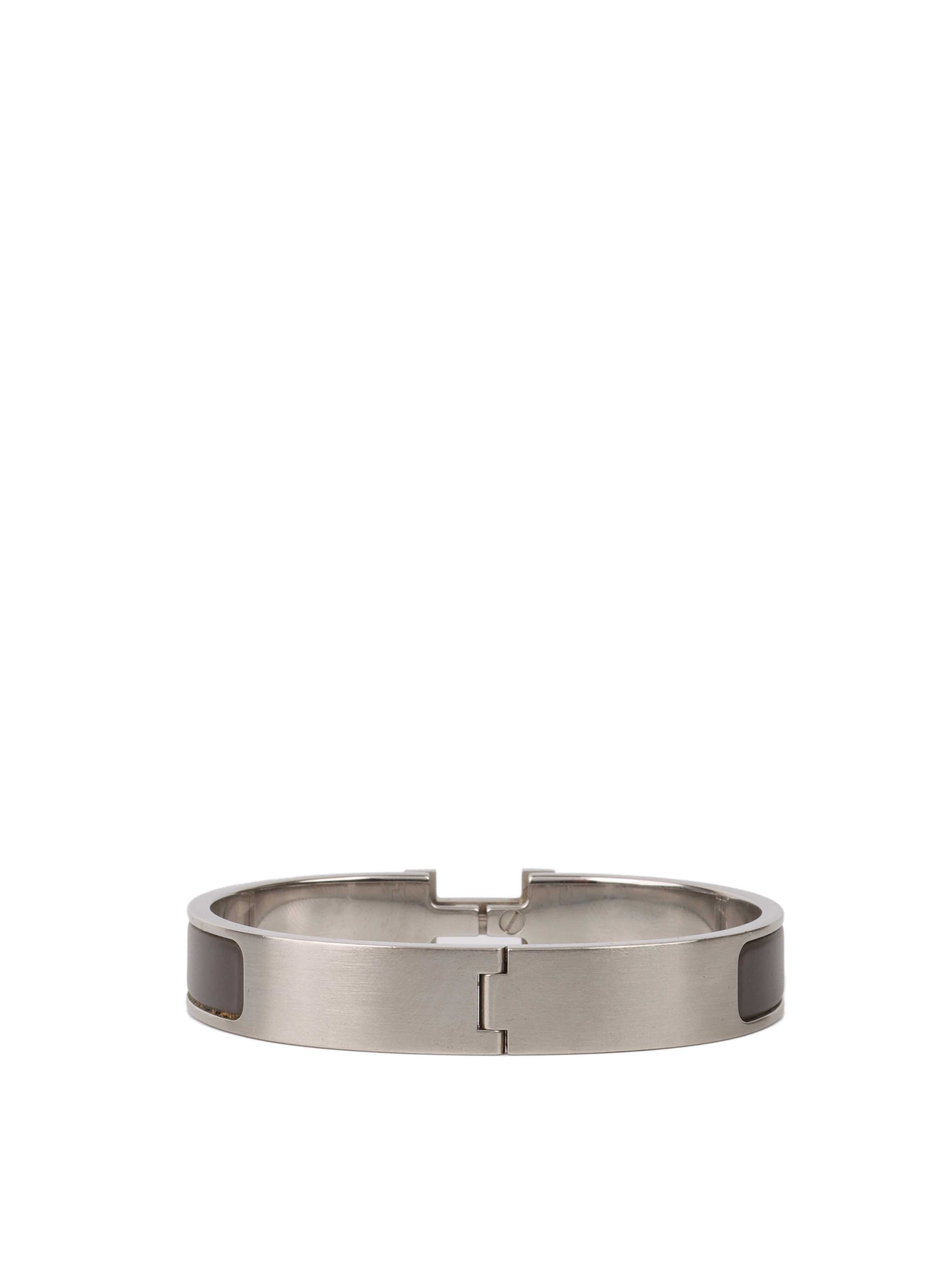 White and silver store hermes bracelet