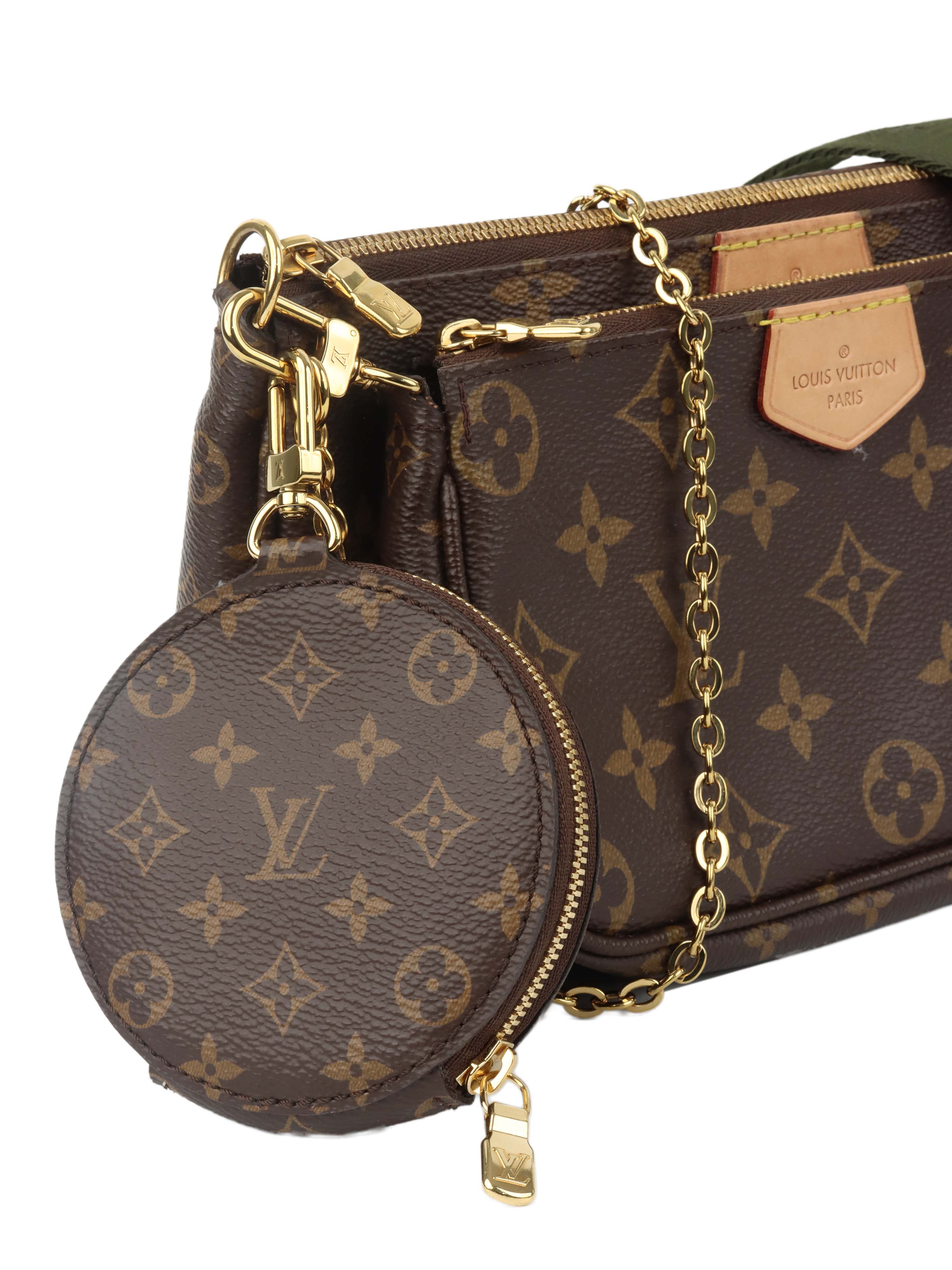 Louis Vuitton Khaki Multi Pochette Accessorises.