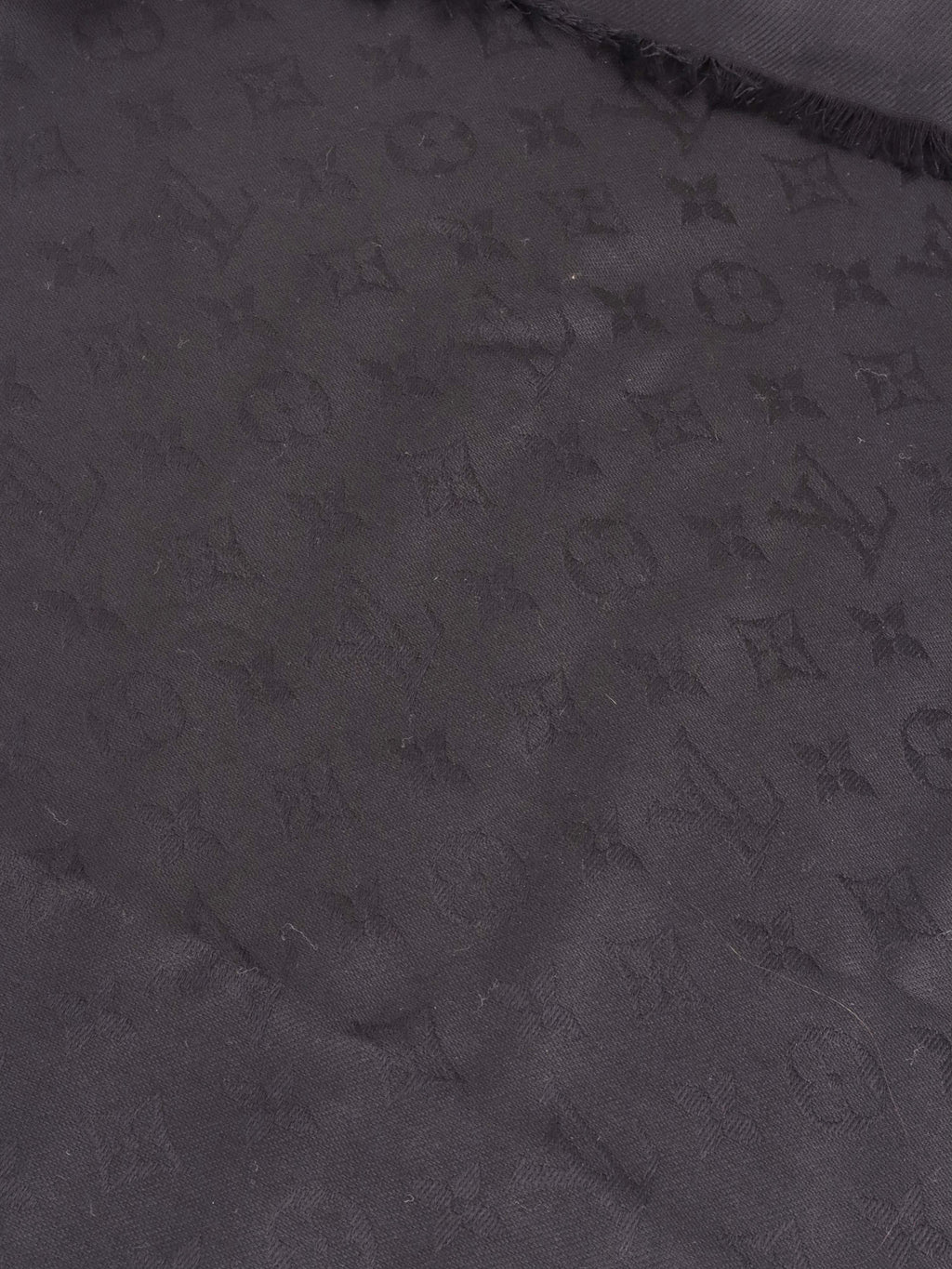Louis Vuitton Black Monogram Classic Shawl