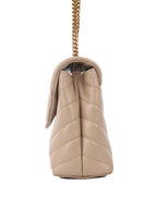 Saint Laurent Small Beige Loulou Bag.