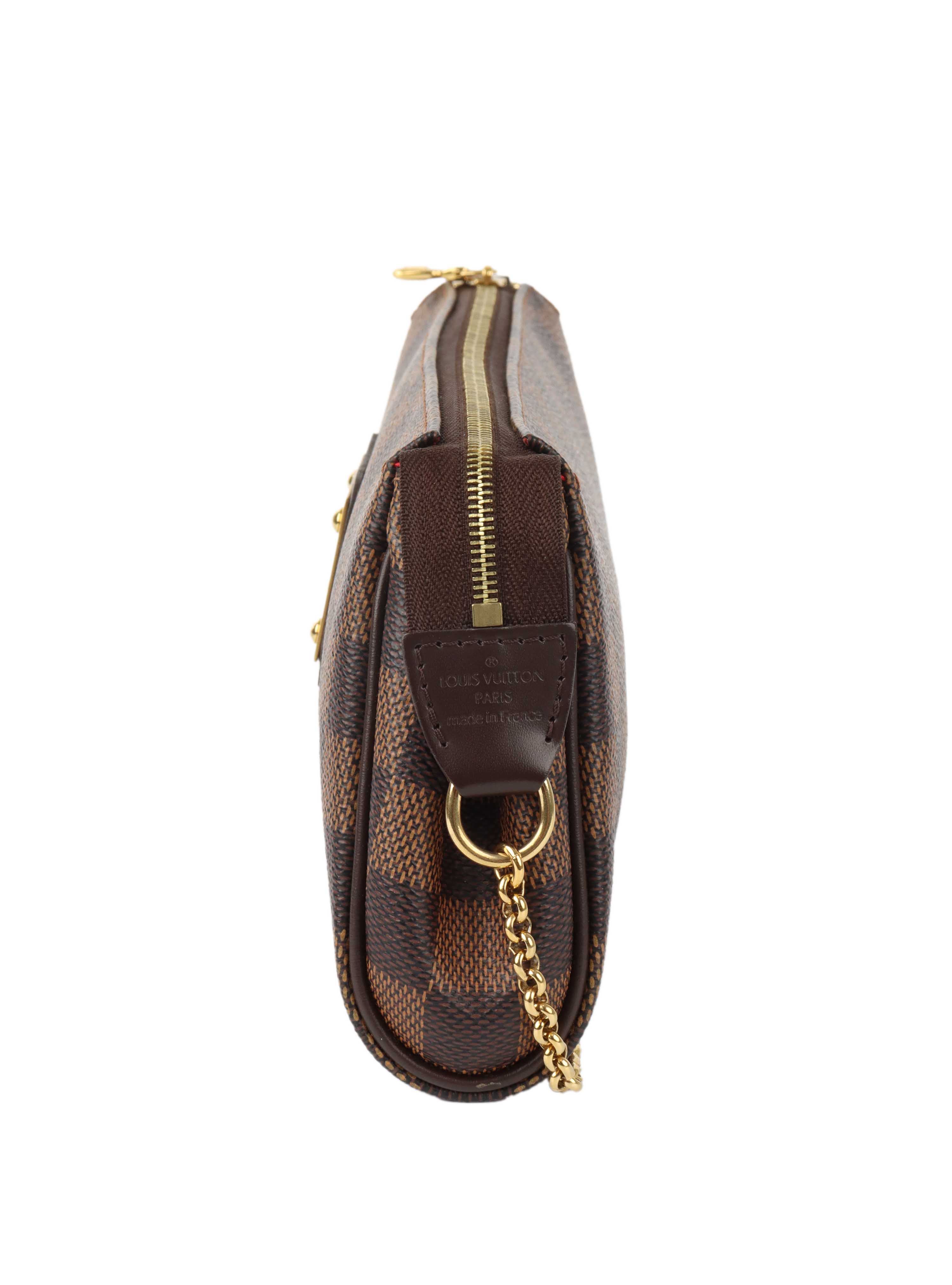 Louis Vuitton Damier Ebene Eva Bag.