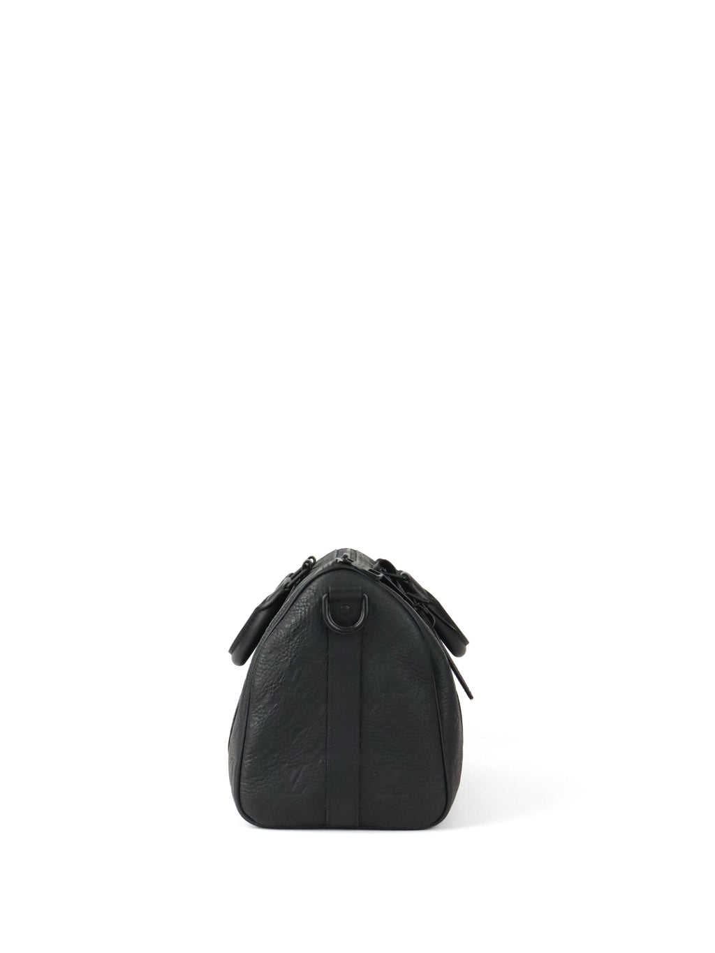 Louis Vuitton Black Monogram Taurillon Keepall Bandoulière 35