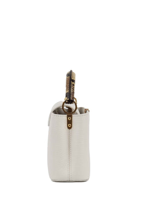 Louis Vuitton Mini White Capucines Python Handle.